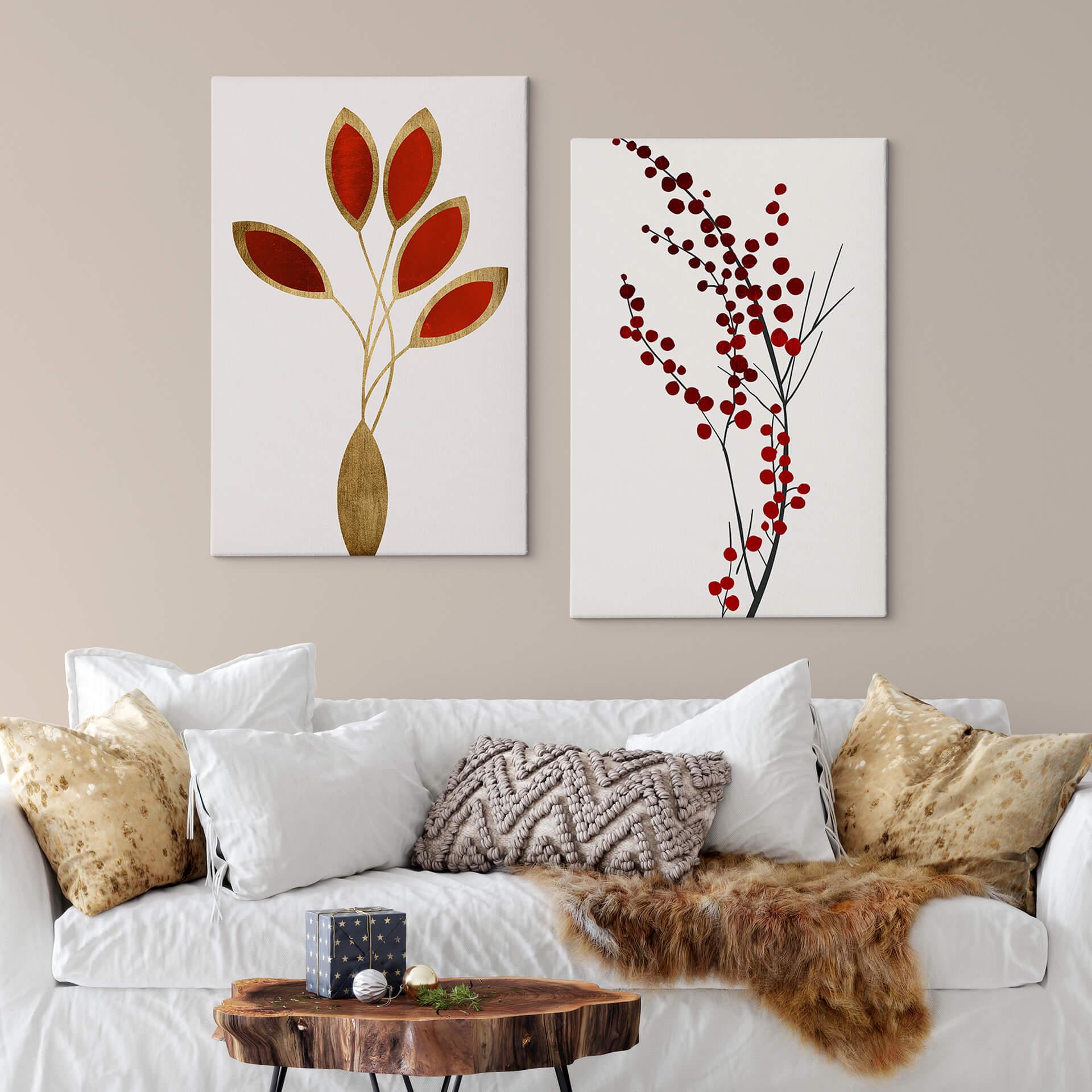Canvas Kubistika - Kersttak