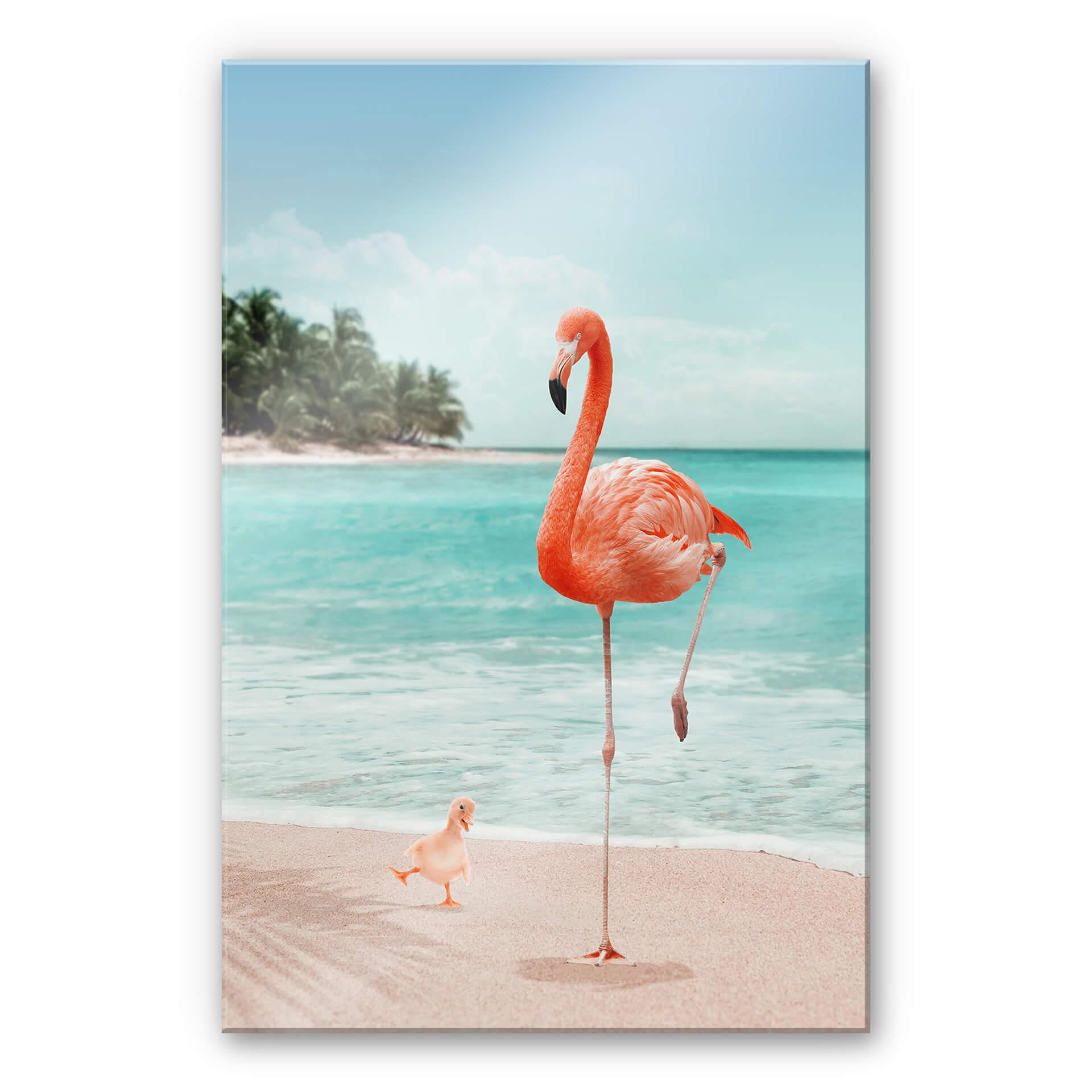 Akrylbillede Loose - Wannabe Flamingo