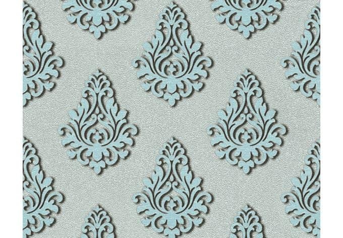 Architects Paper Nobile Papier peint, Bleu, Argent