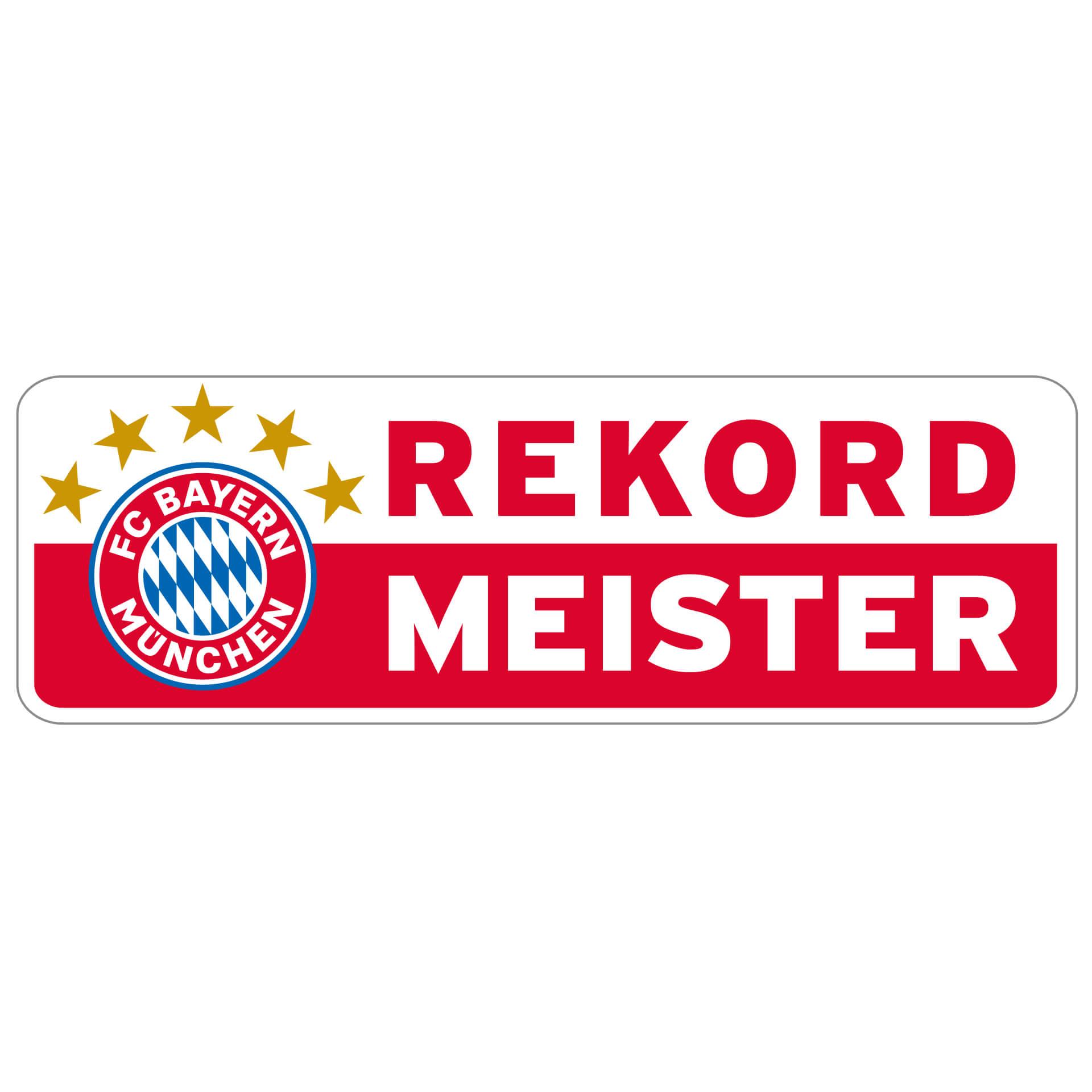 Wandtattoo Rekordmeister Bayern München