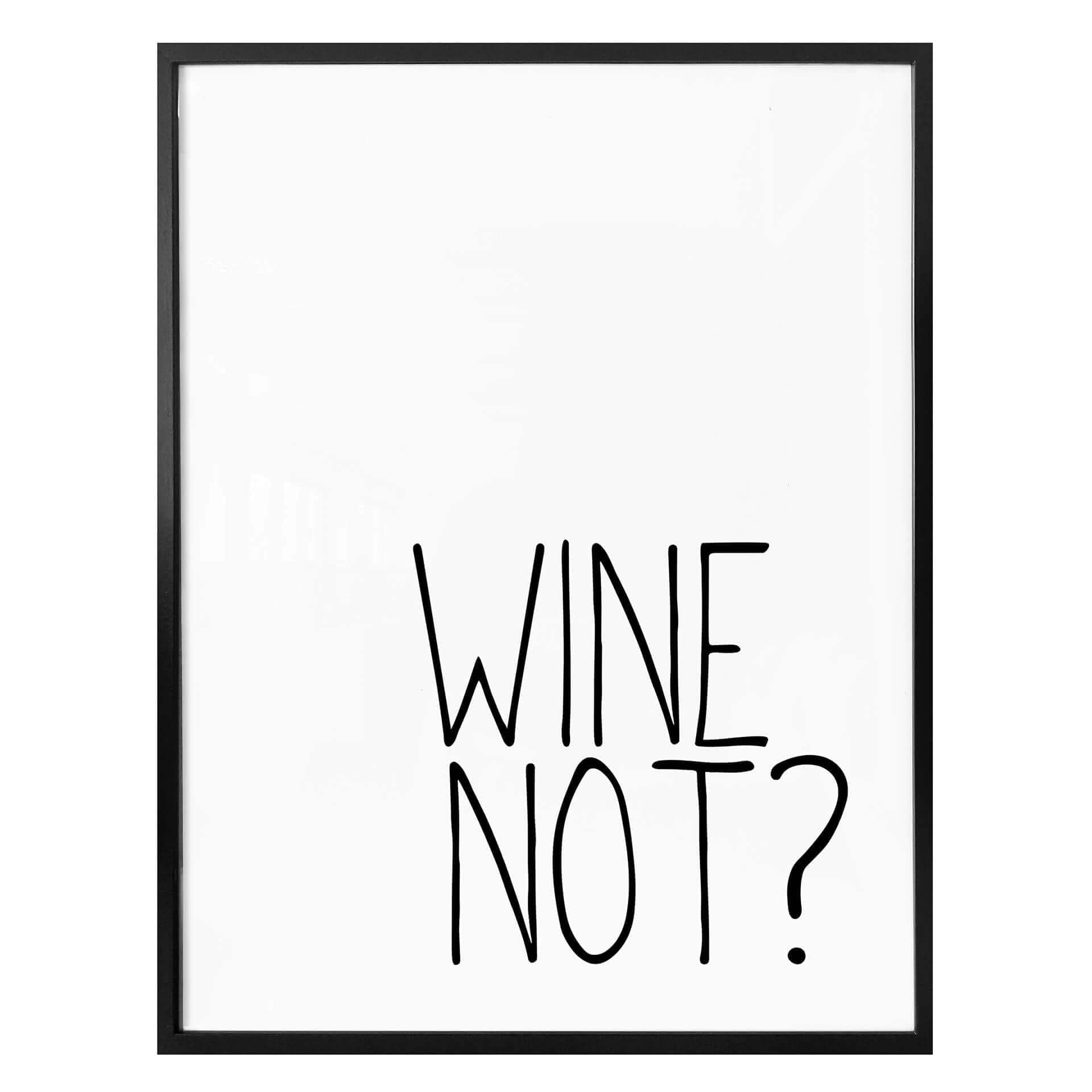 Plakat - Wine Not?