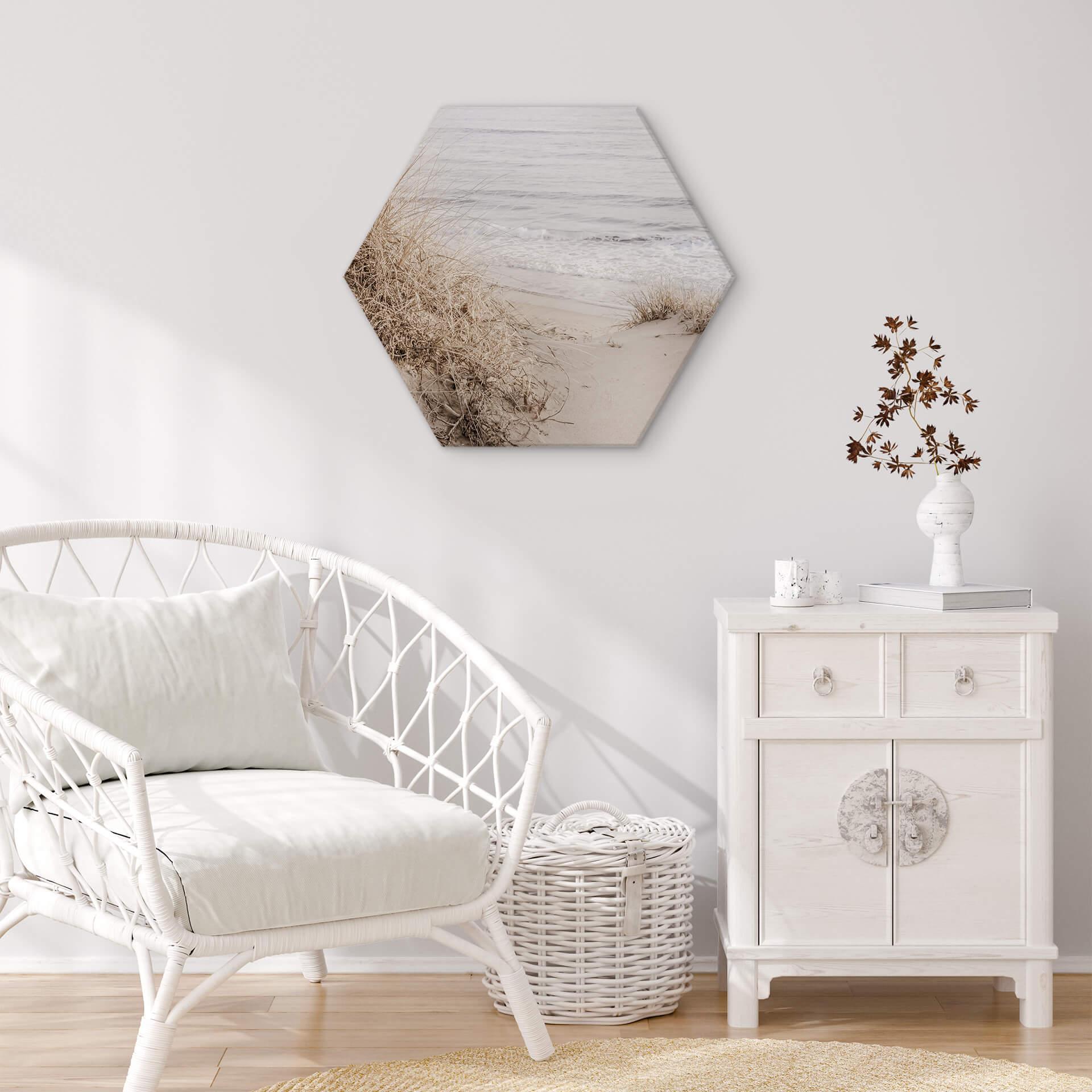 Hexagon Dibond 1X Studio - Duinen