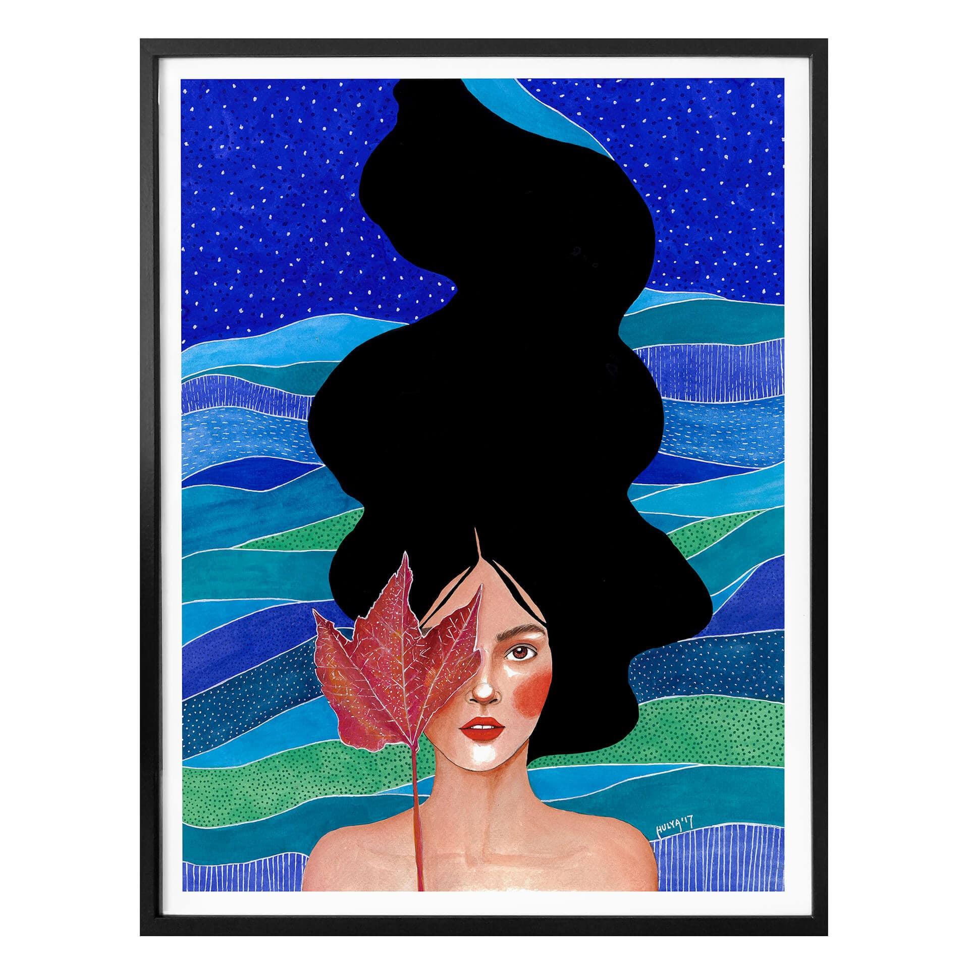 Póster Hülya - Momentos otoñales