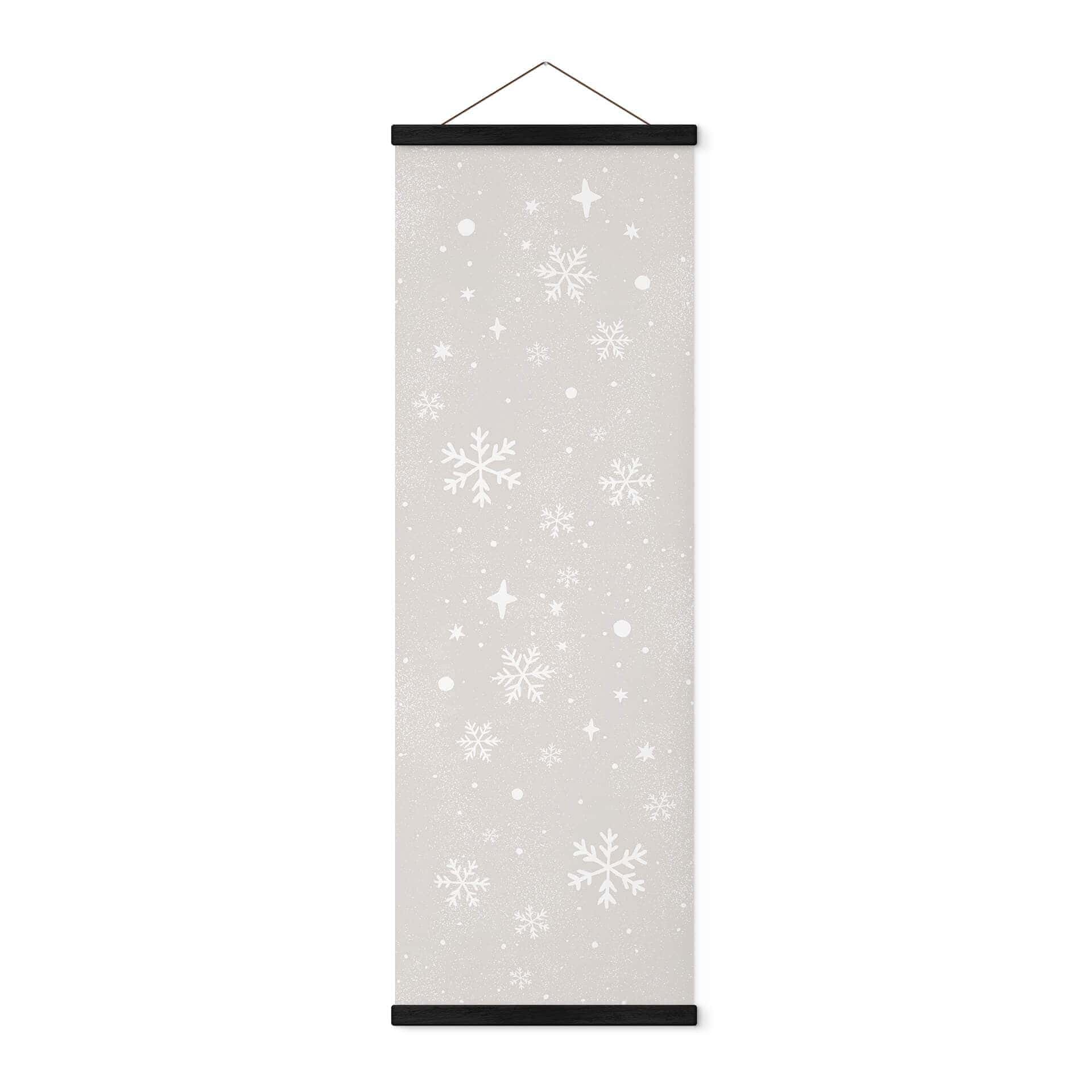 Tekstil plakat Orara Studio - Golden Snowflakes