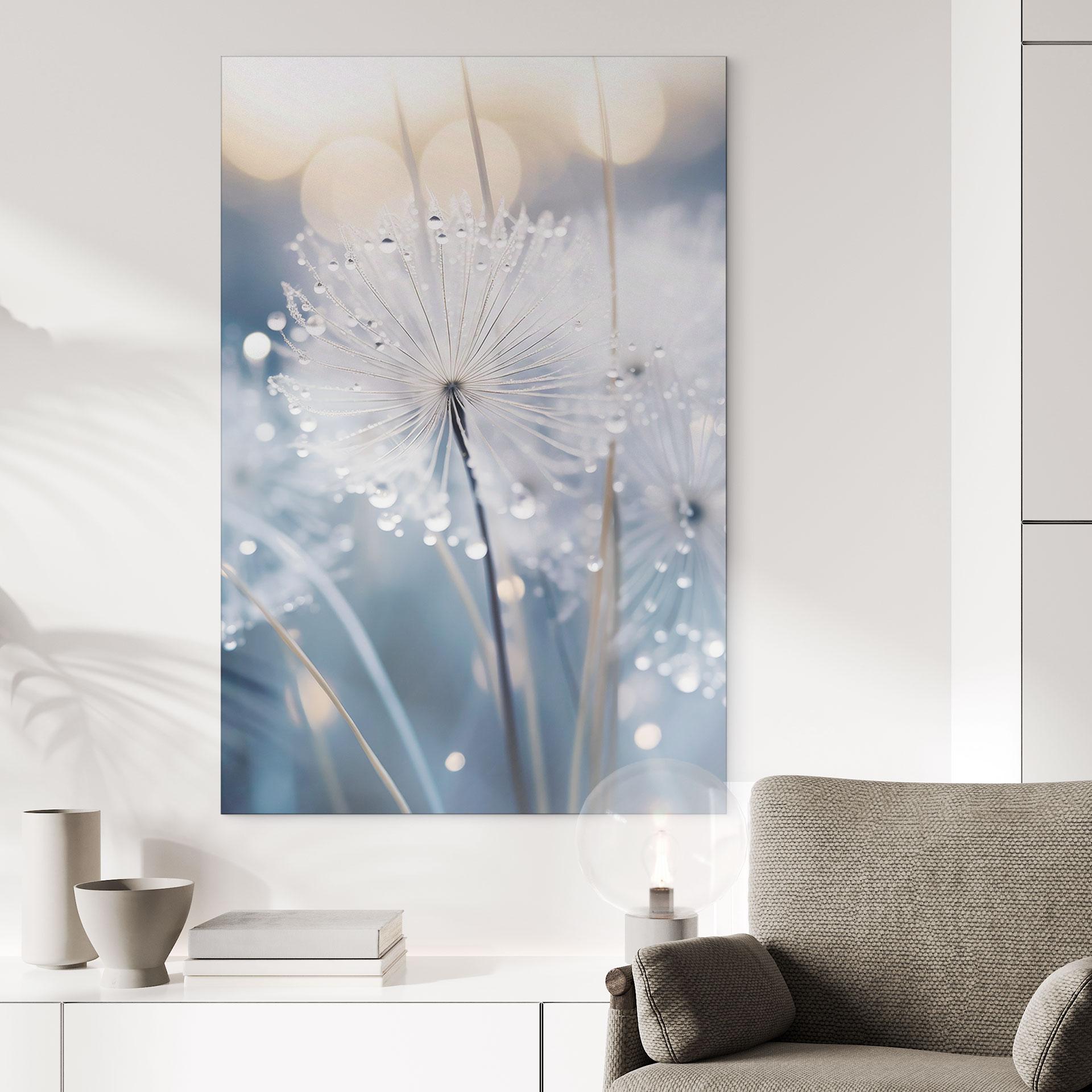 Billede Mousserende mælkebøtter - Treechild – print på aluminium (Alu-Dibond)