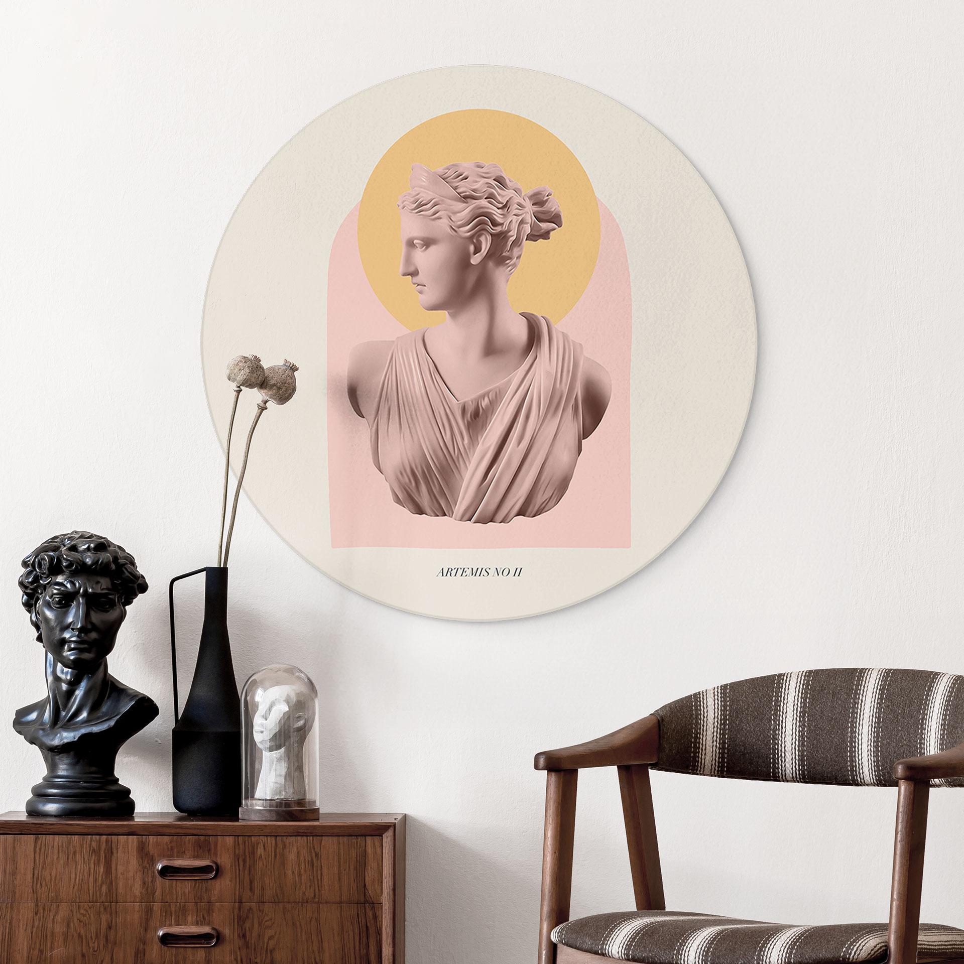 vægdekoration Statue af gudinden Artemis - Grace Digital Art – print på aluminium
