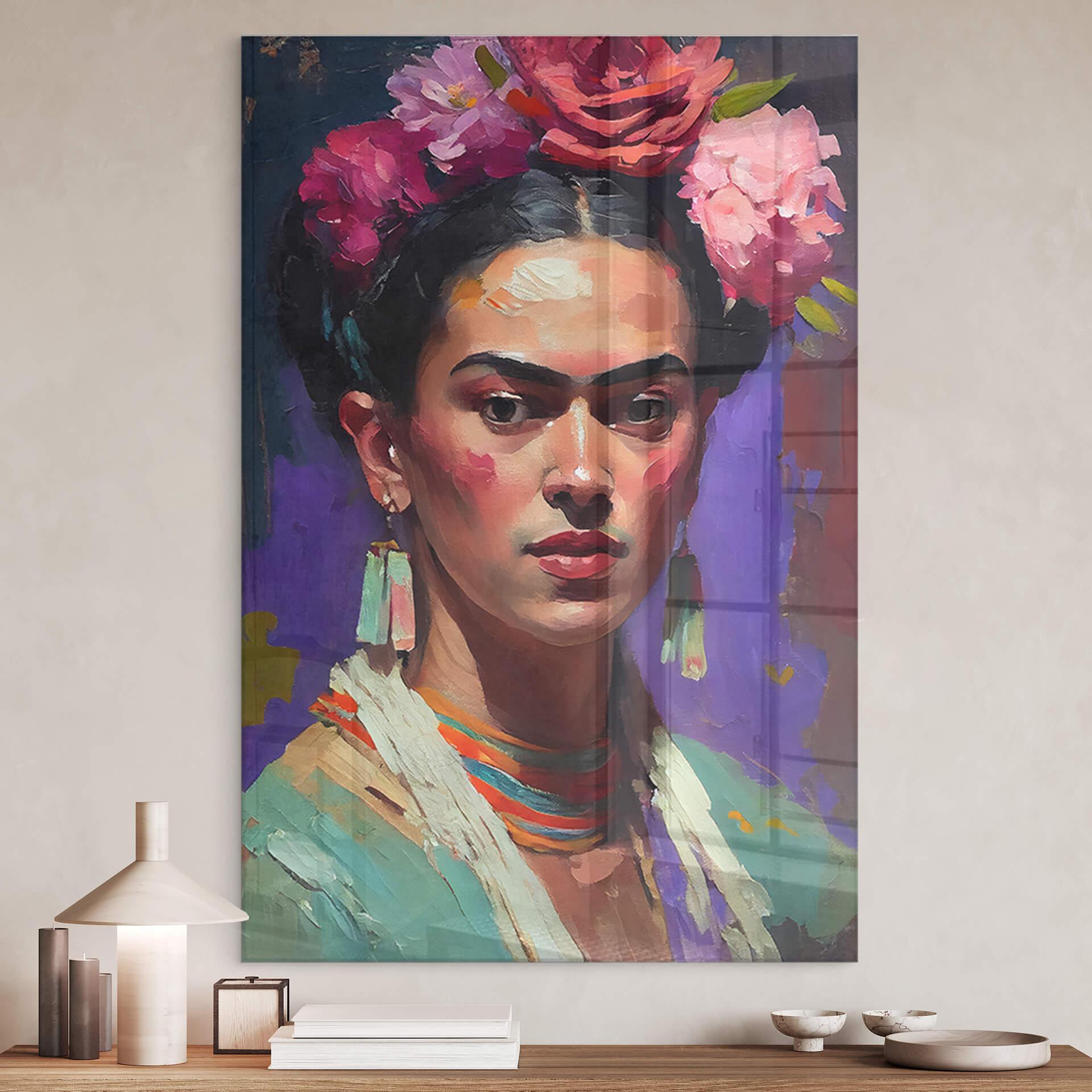 Plexiglas Treechild - Portret van Frida