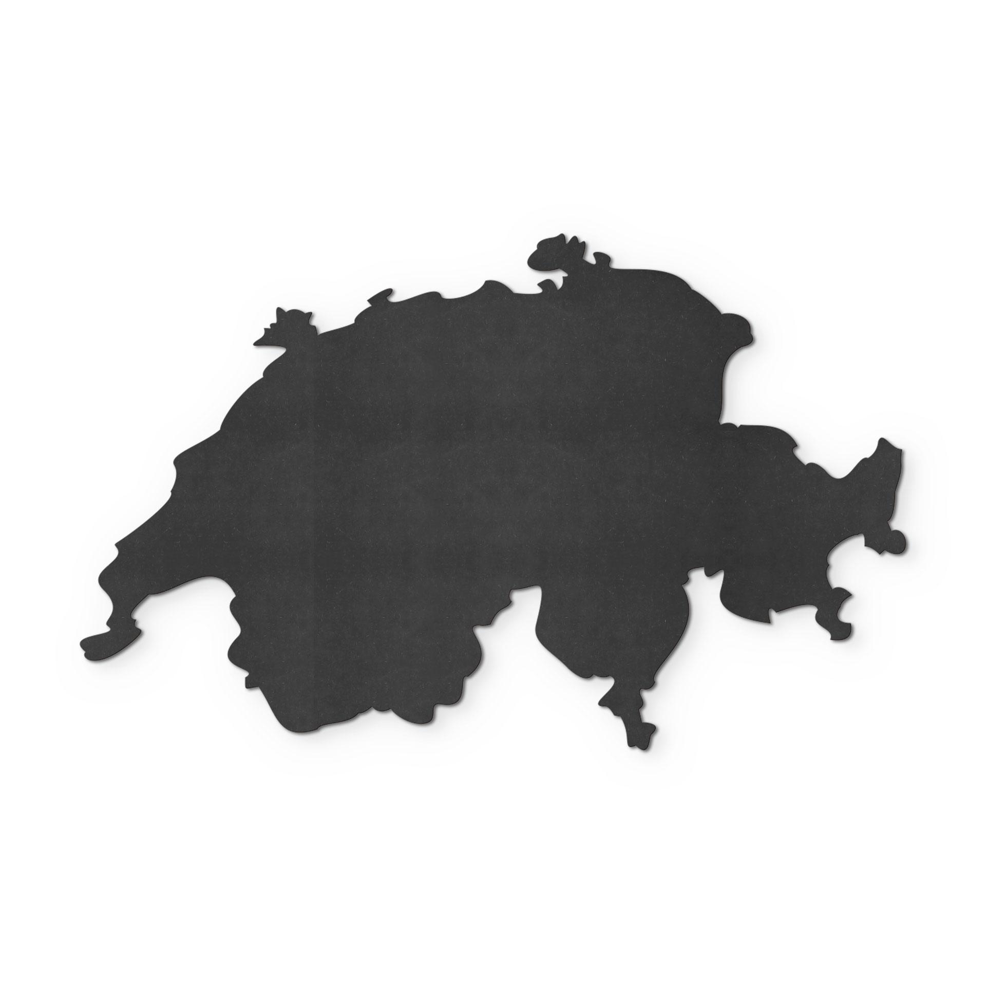 Decoro in legno mappa Svizzera