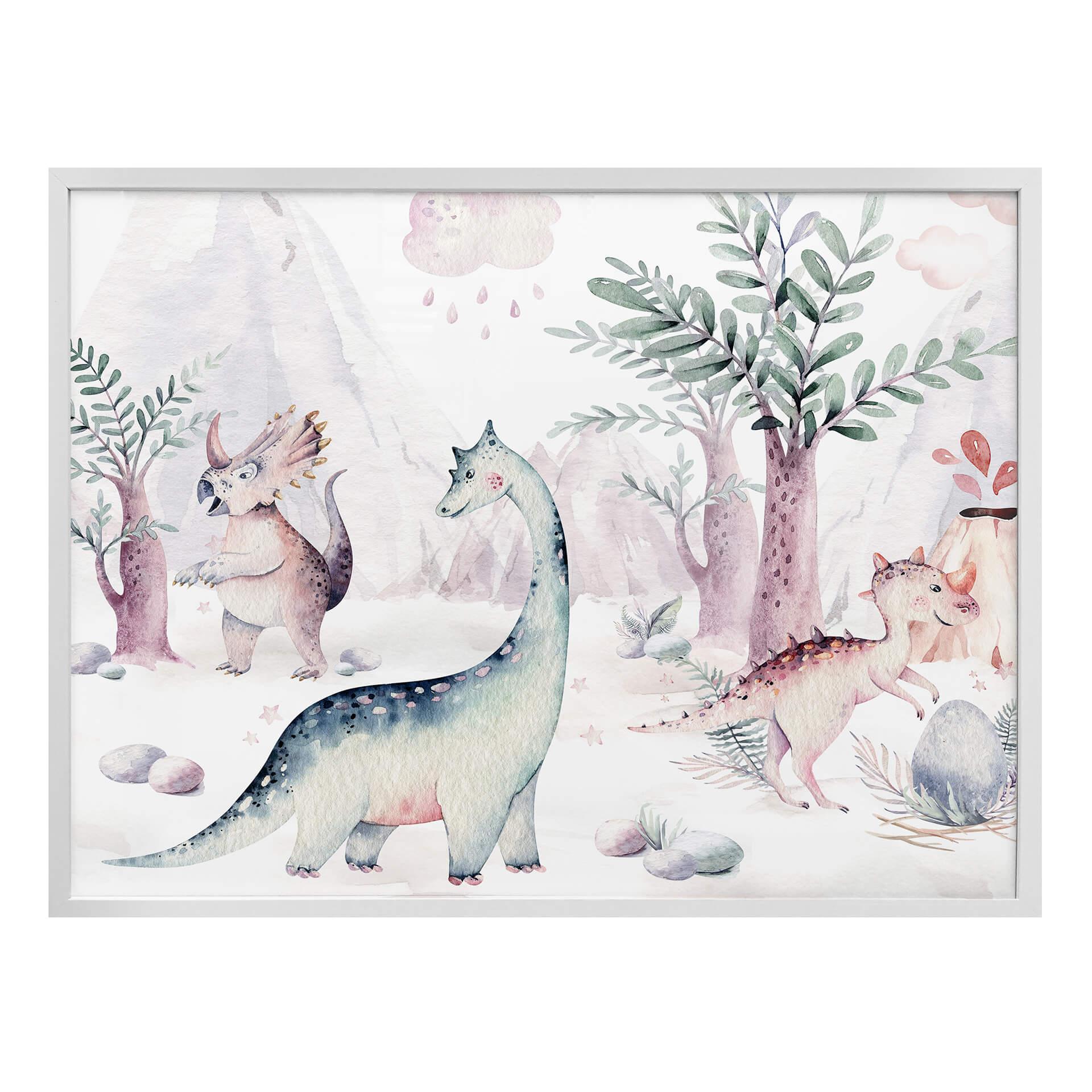Poster Kvilis - Dinosauriernas värld