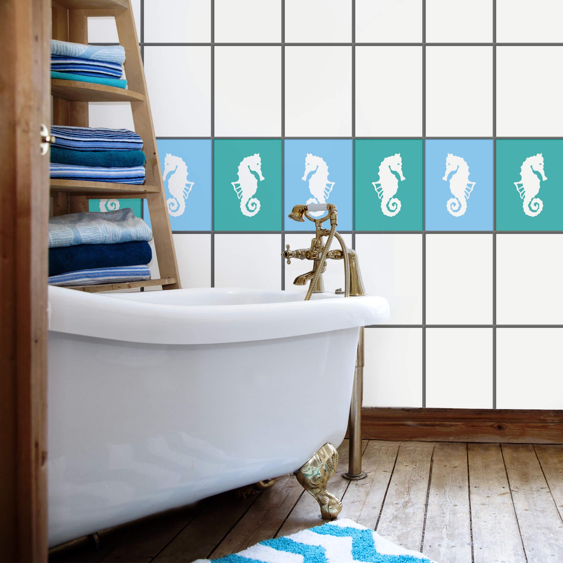 Sticker carrelage - Fleurs de Sarvar