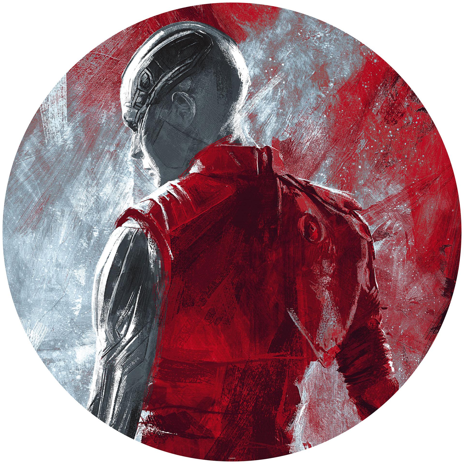 Selvklæbende non-woven tapet - Avengers maleri Nebula - 125 x 125 cm