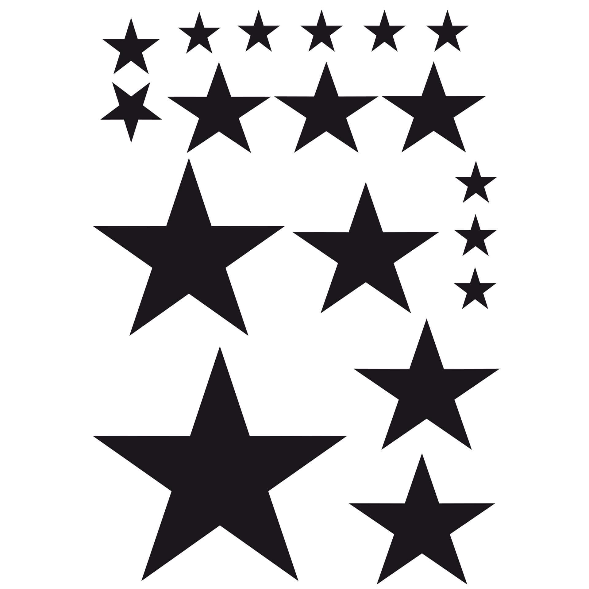 Muurstickers Sterren