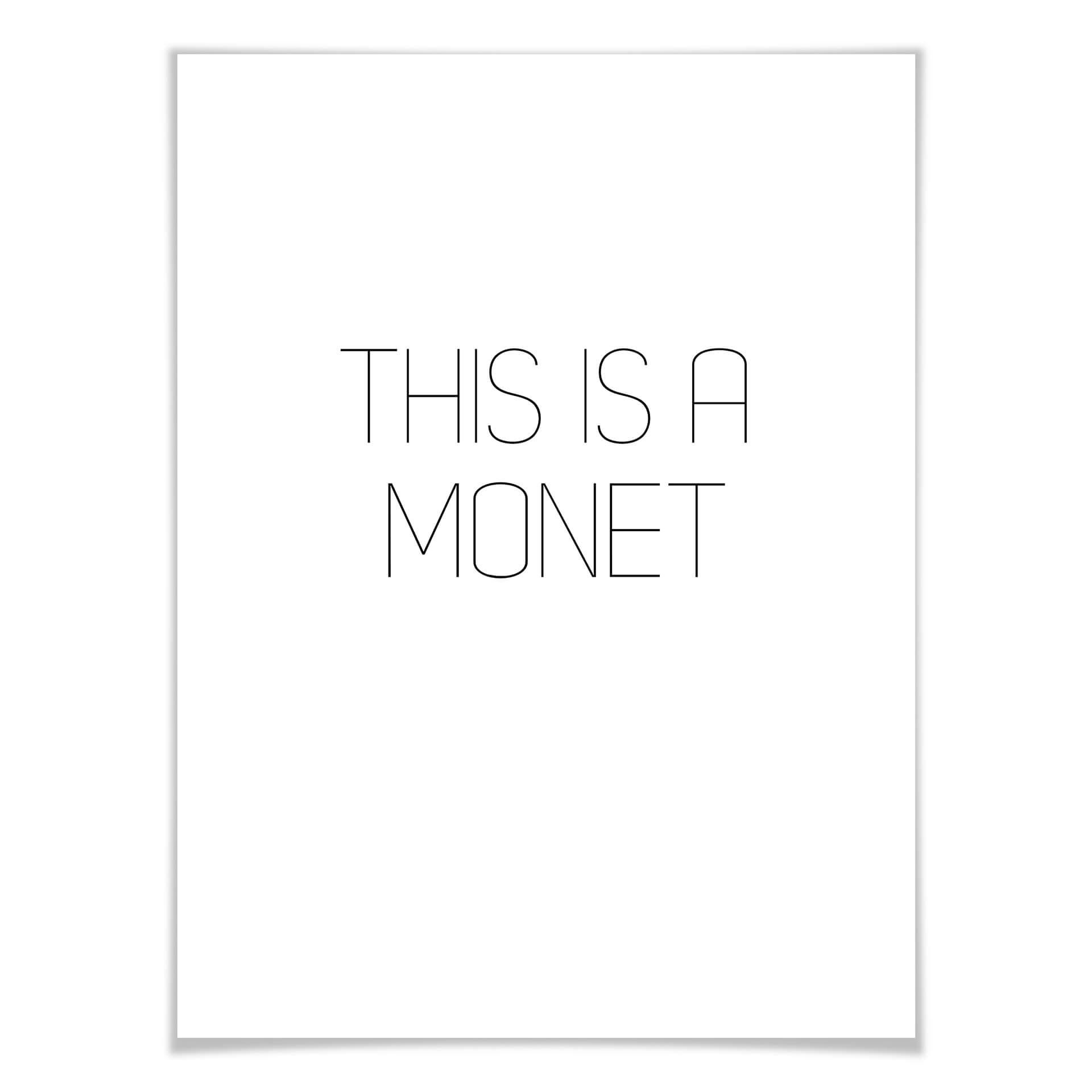 Plakat premium To jest Monet
