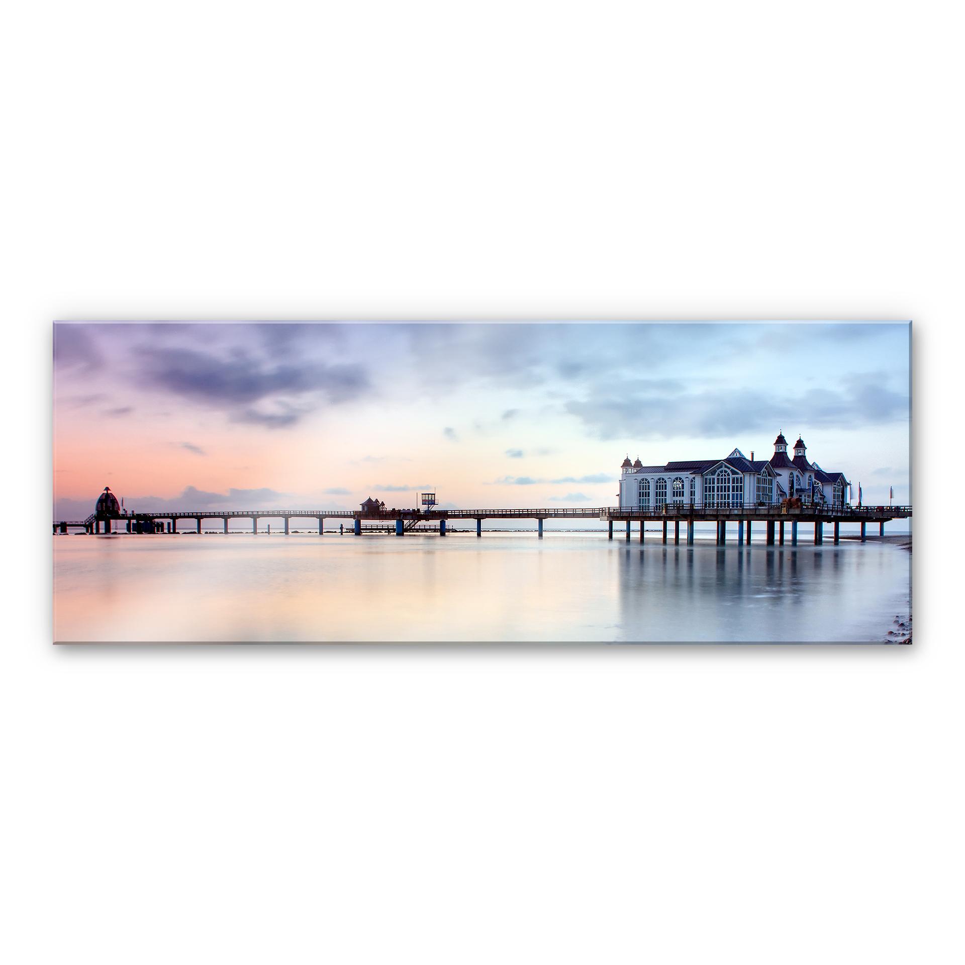 Akrylbillede Seebrücke Sellin - Panorama