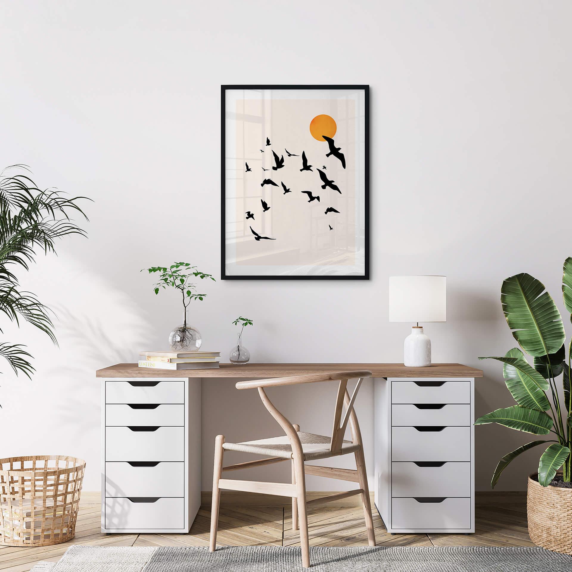 Plakat Kubistika - Traveling Birds