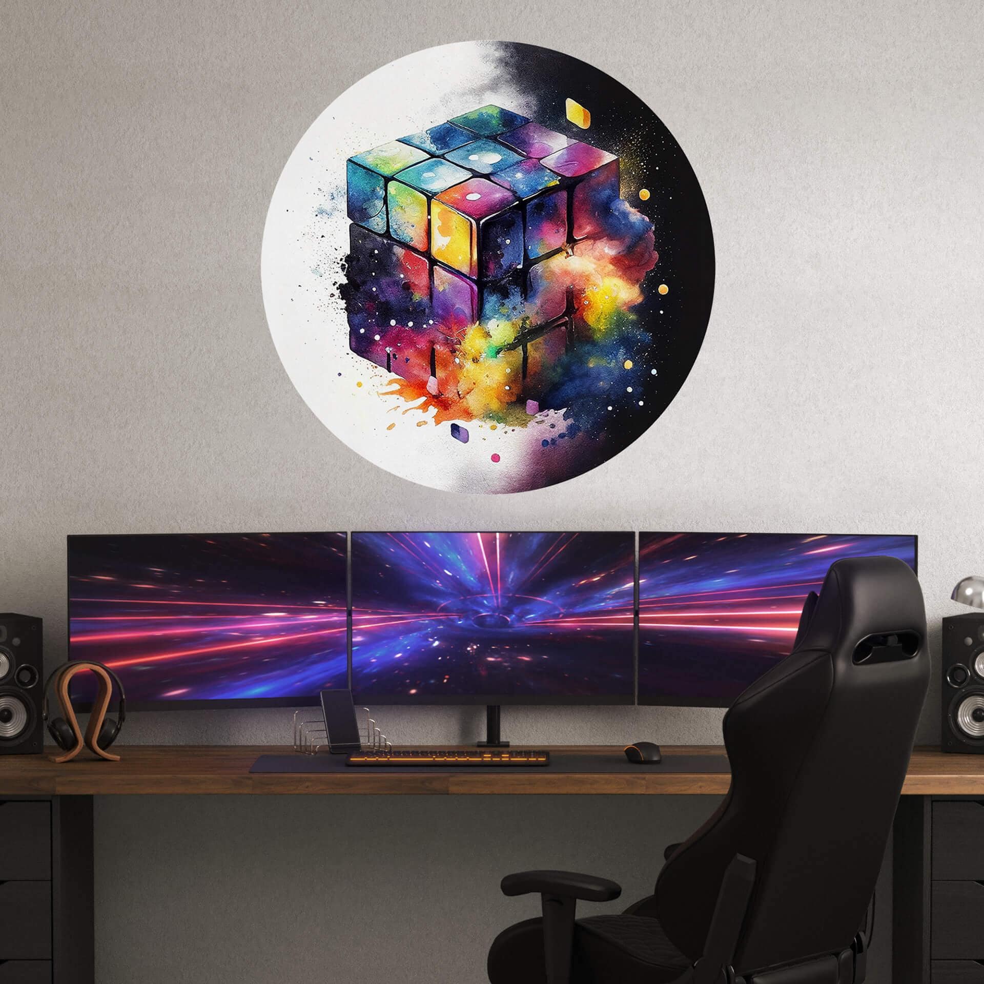 Wall Sticker Heine - Magical Rubik's Cube