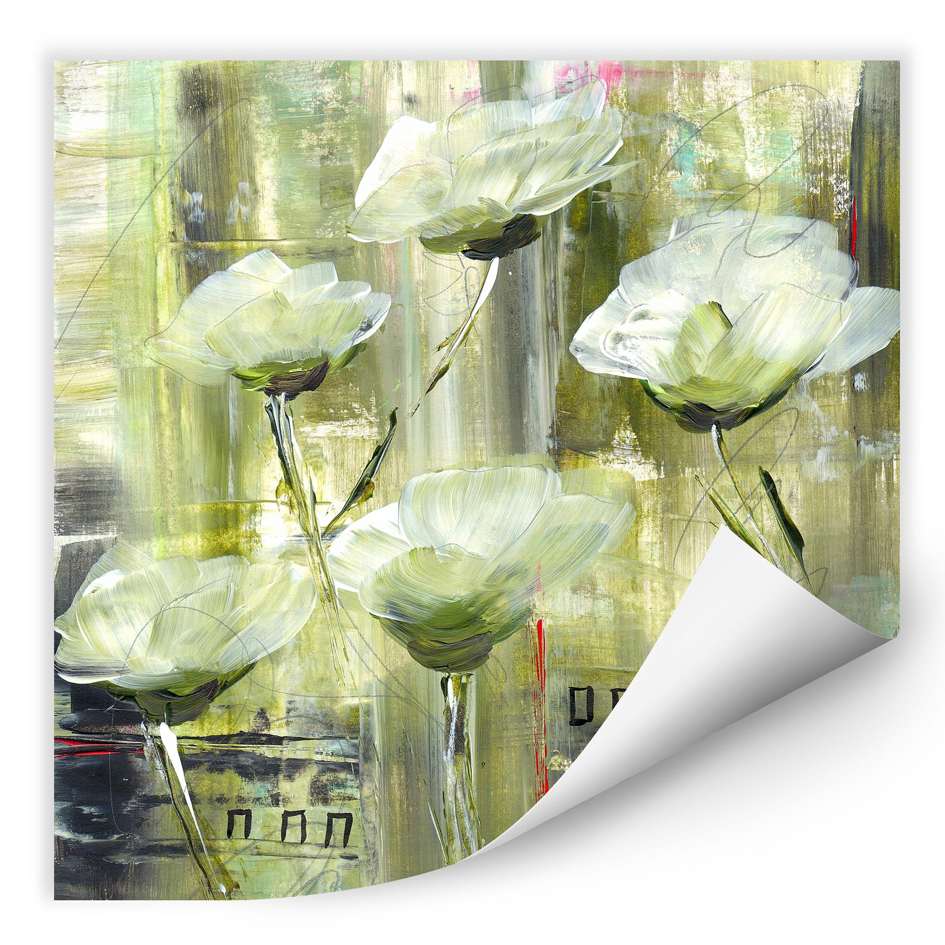 Zelfklevende Poster - Niksic - Floral Ambiance