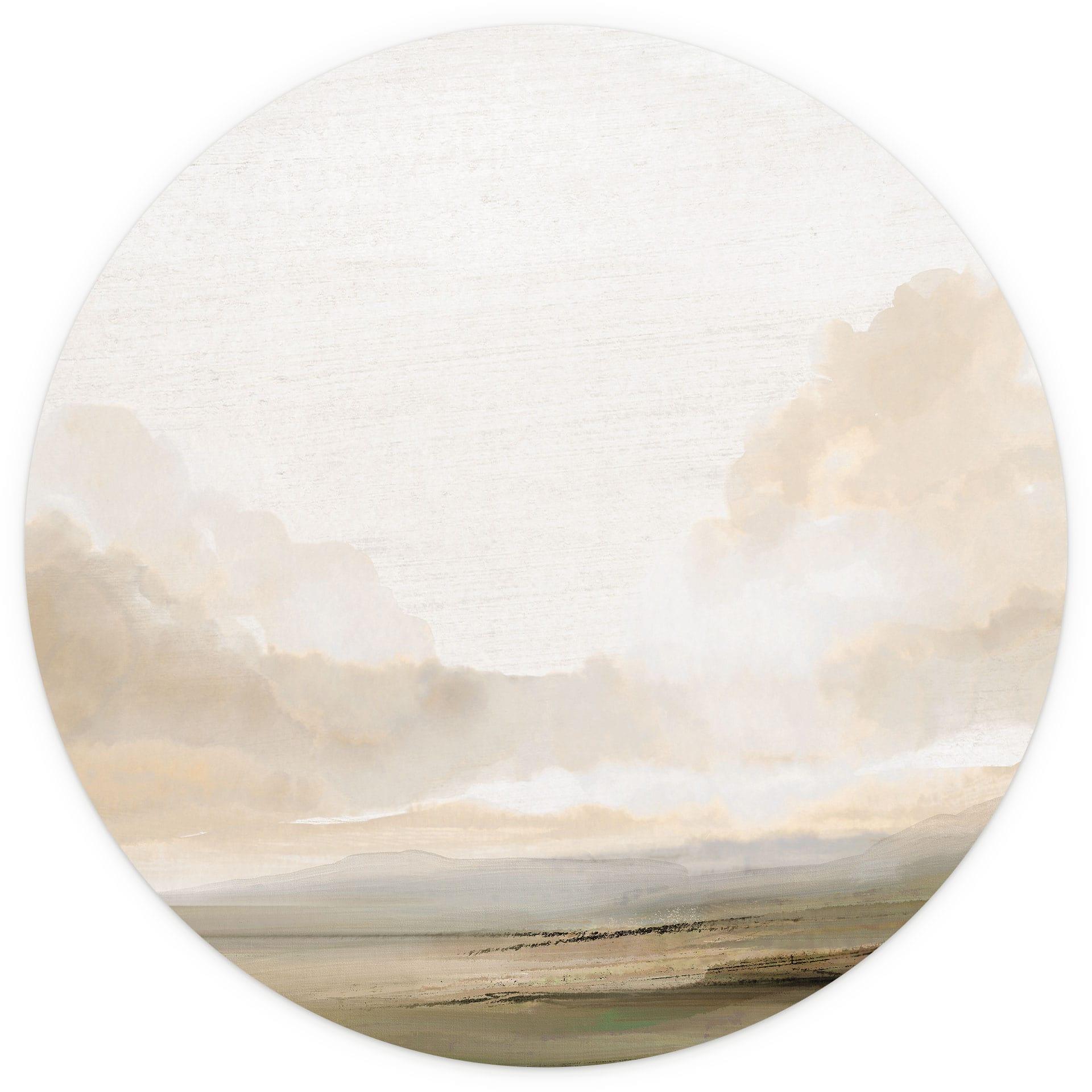 Behangcirkel Wolken in de lucht - Hobday - vliesbehang/zelfklevend vliesbehang