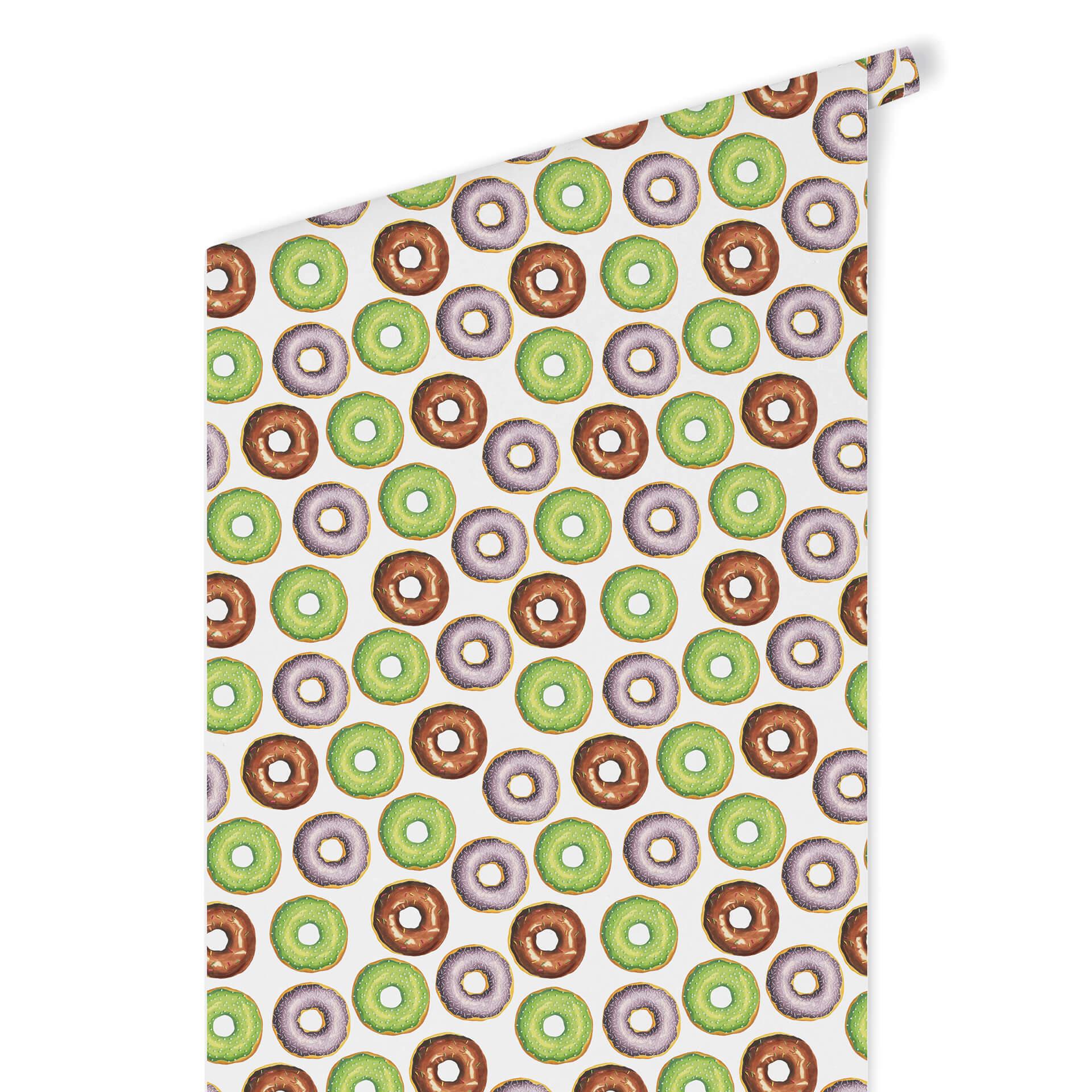 Patroonbehang Donuts