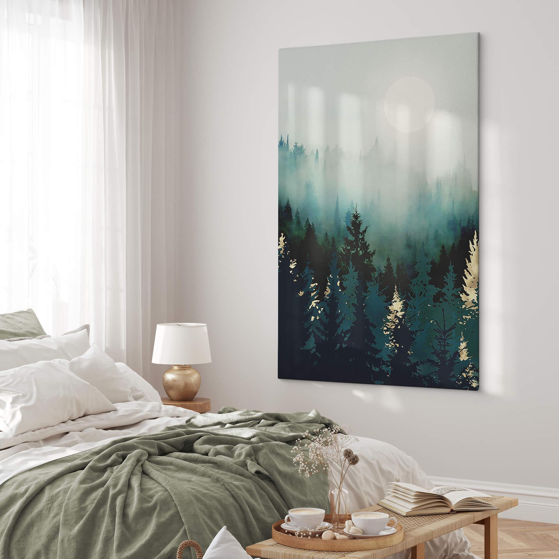 Canvas SpaceFrog Designs - Mistig Bos