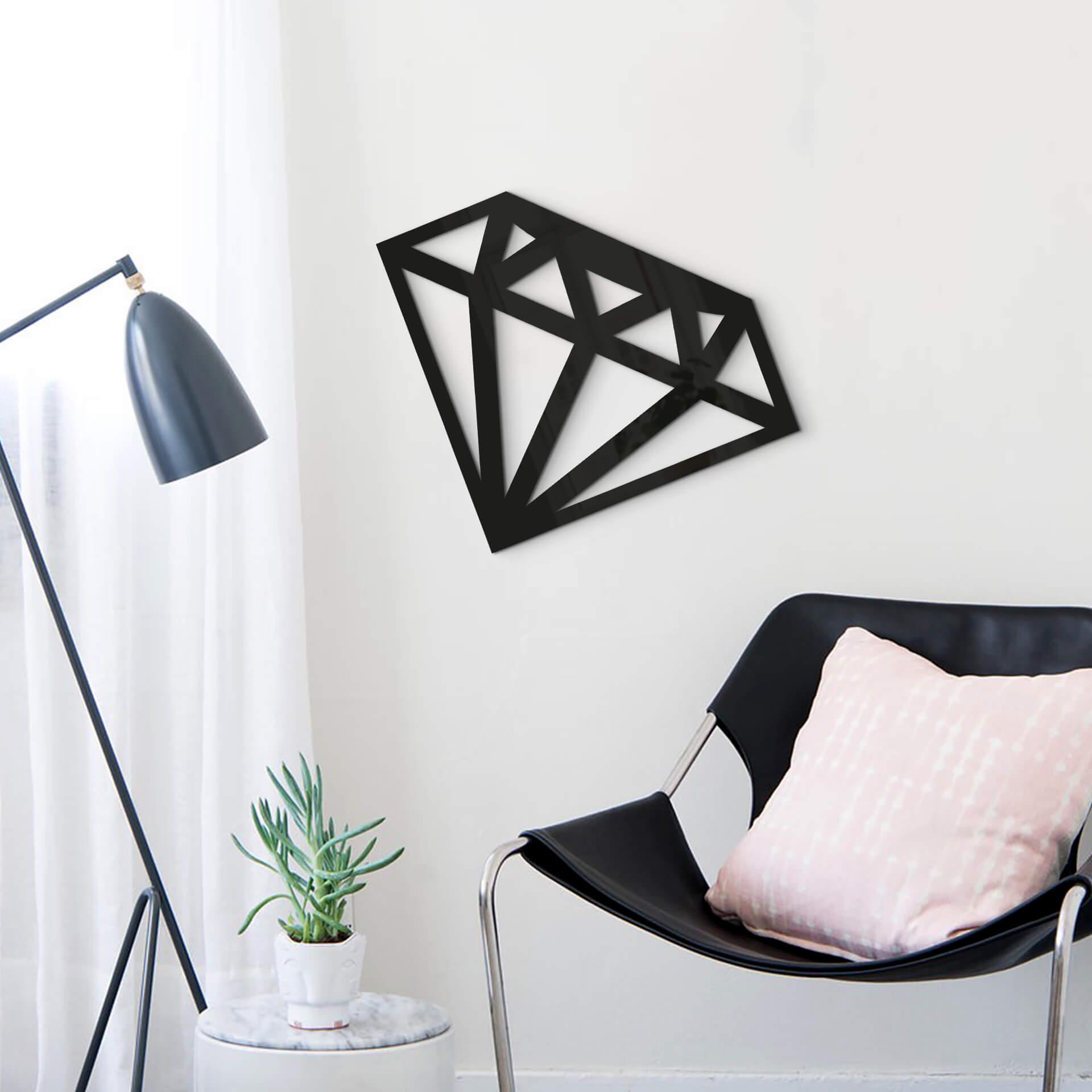 Decoración acrílica diamante