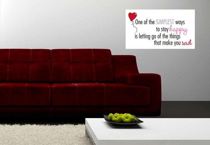 Zelfklevende Poster - One of the simplest ways…
