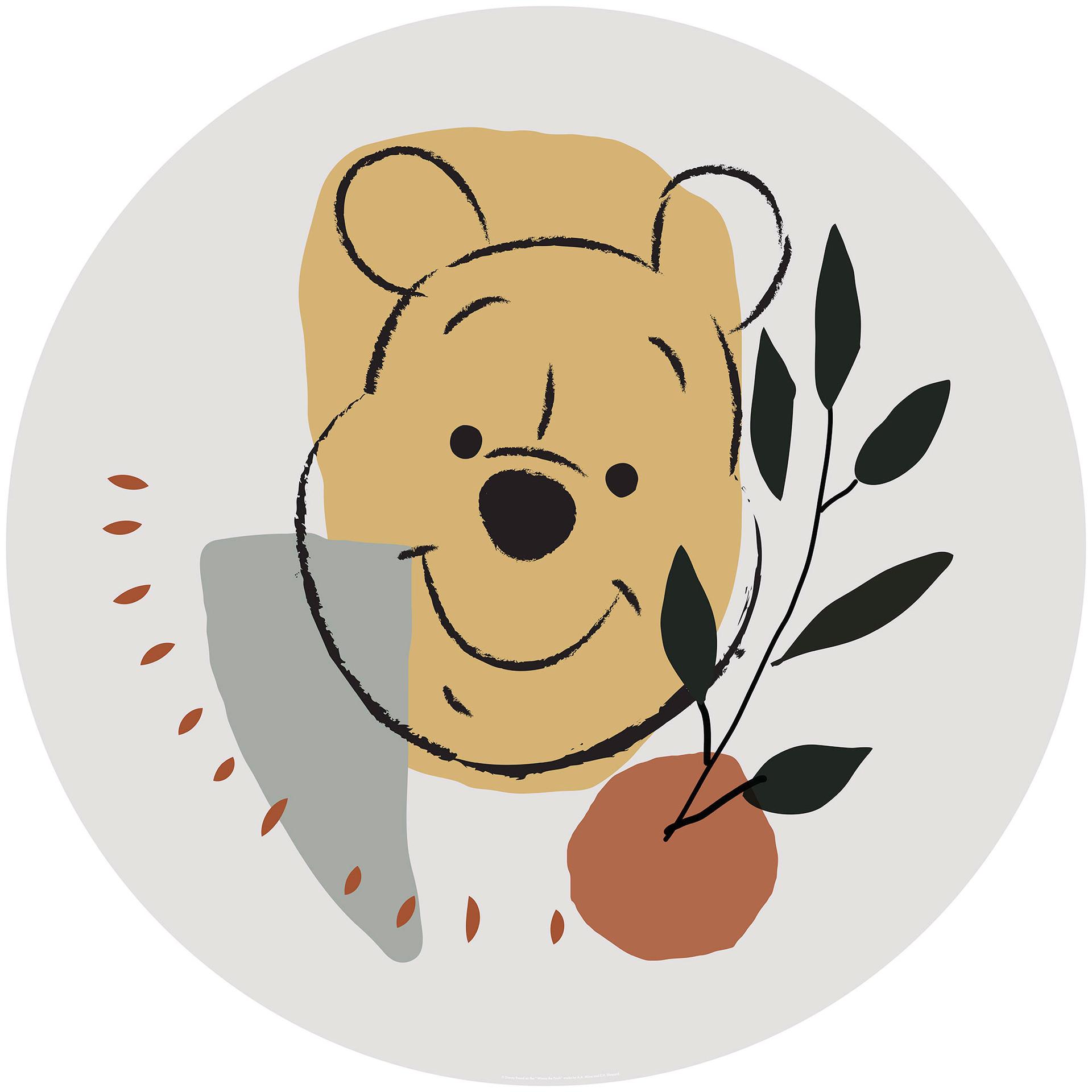 Selvklæbende tapet - Winnie Pooh Smile - 125 x 125 cm