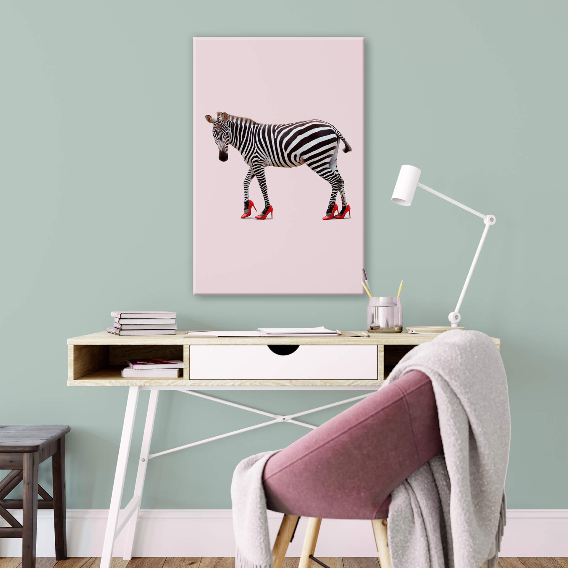 Obraz na płótnie Loose - Zebra Heels