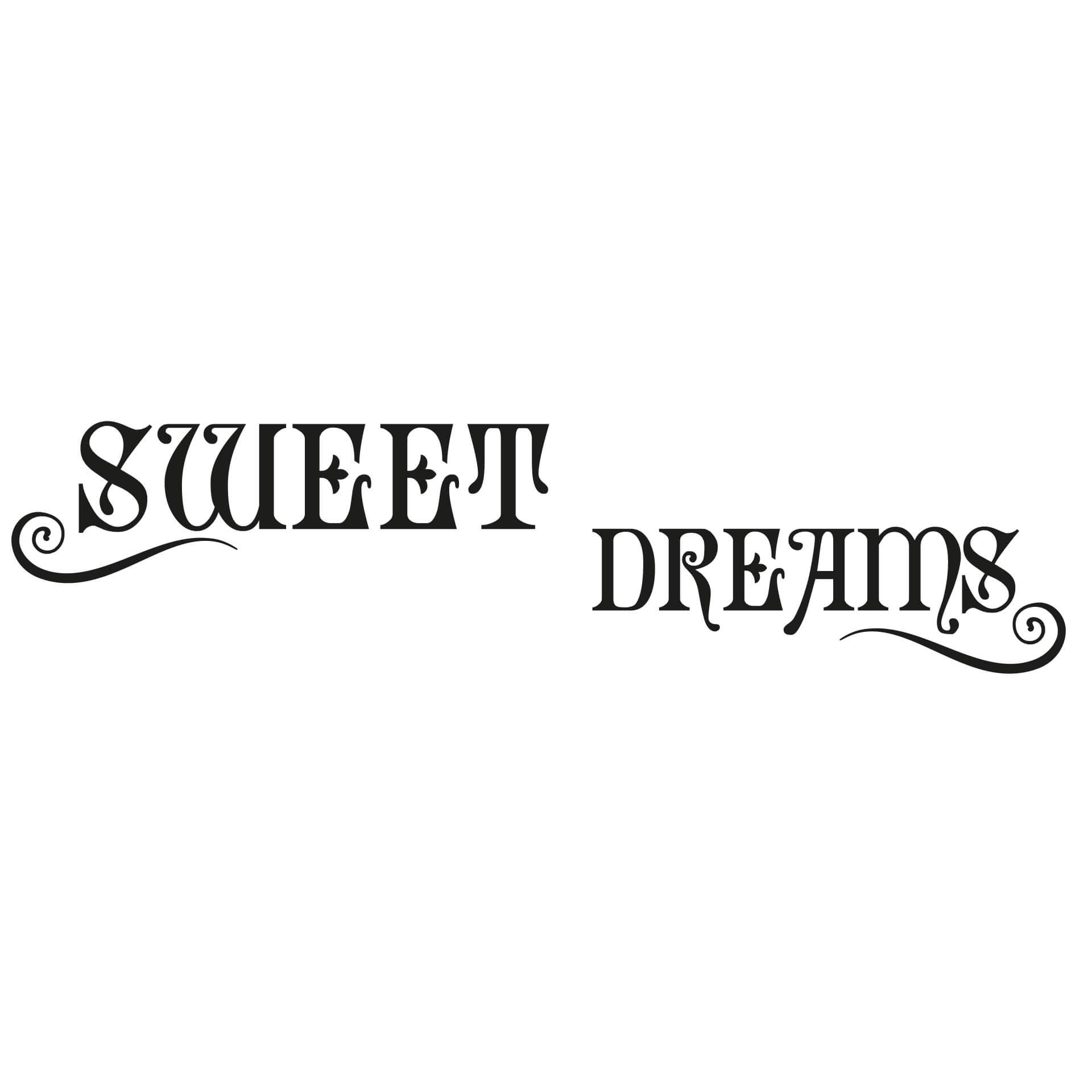 Wallsticker - Sweet dreams 2(2-farver)