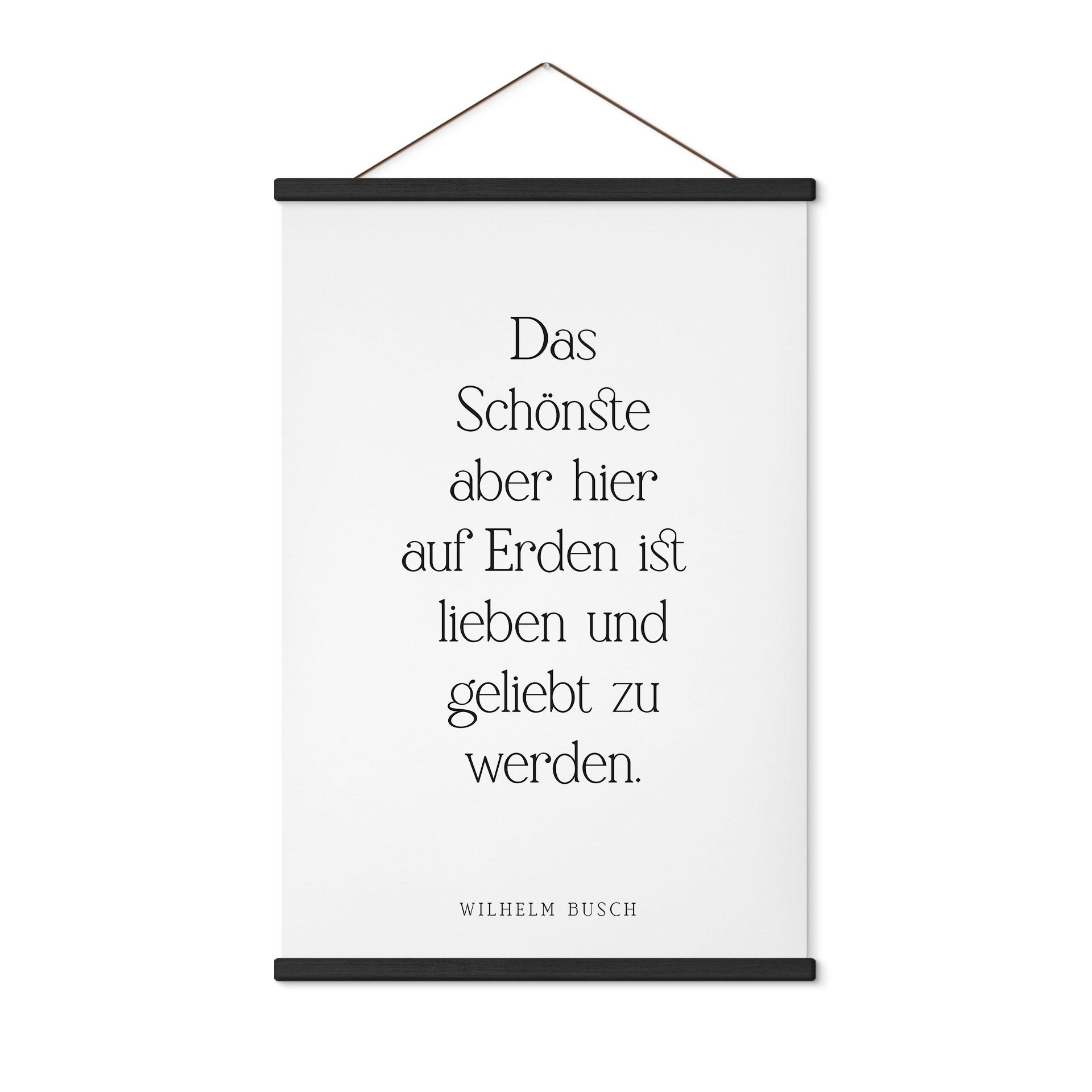 Stoffbild Das Schönste auf Erden