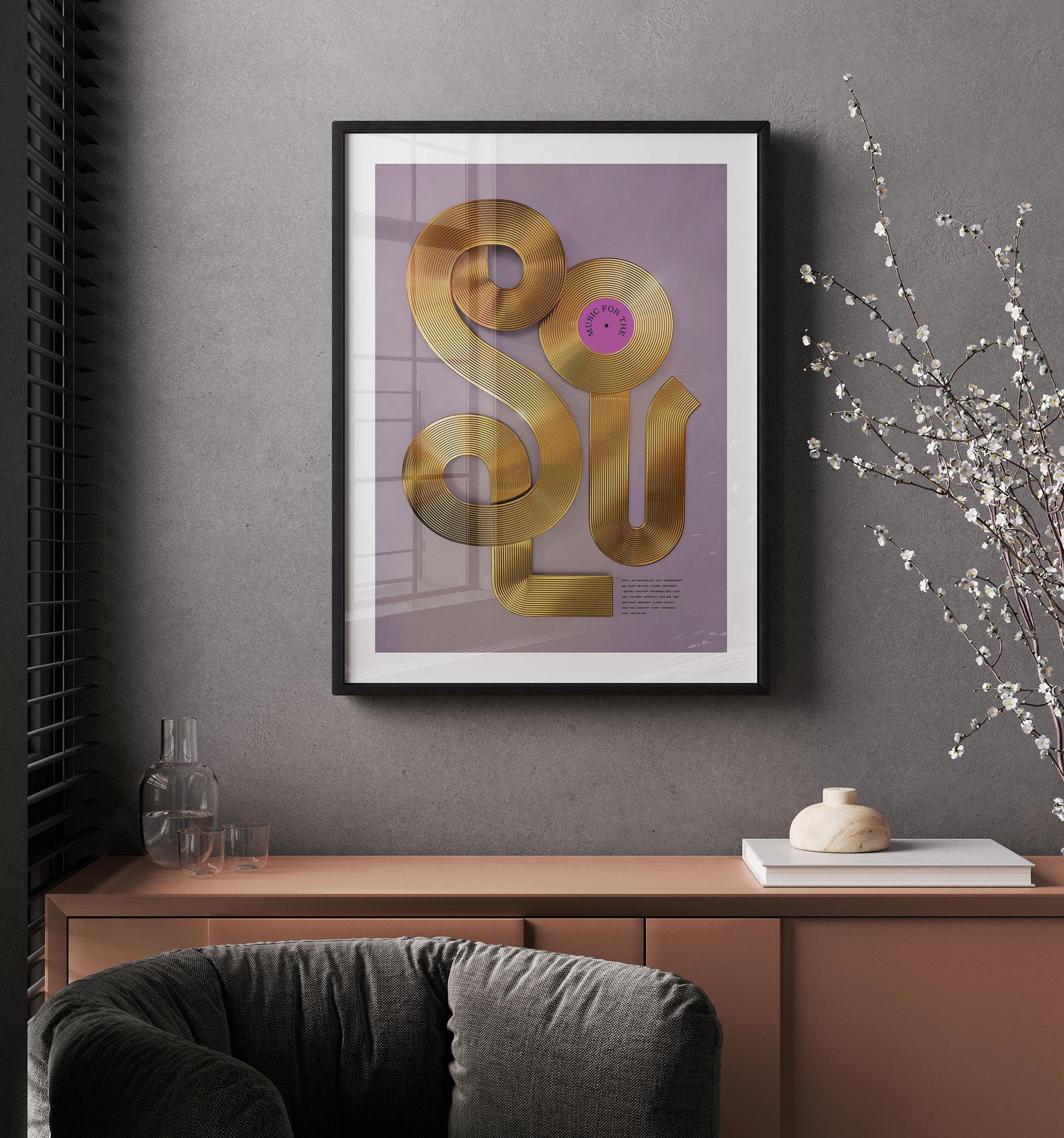 Plakat Soul meets vinyl - Muzyka dla duszy - Harrison