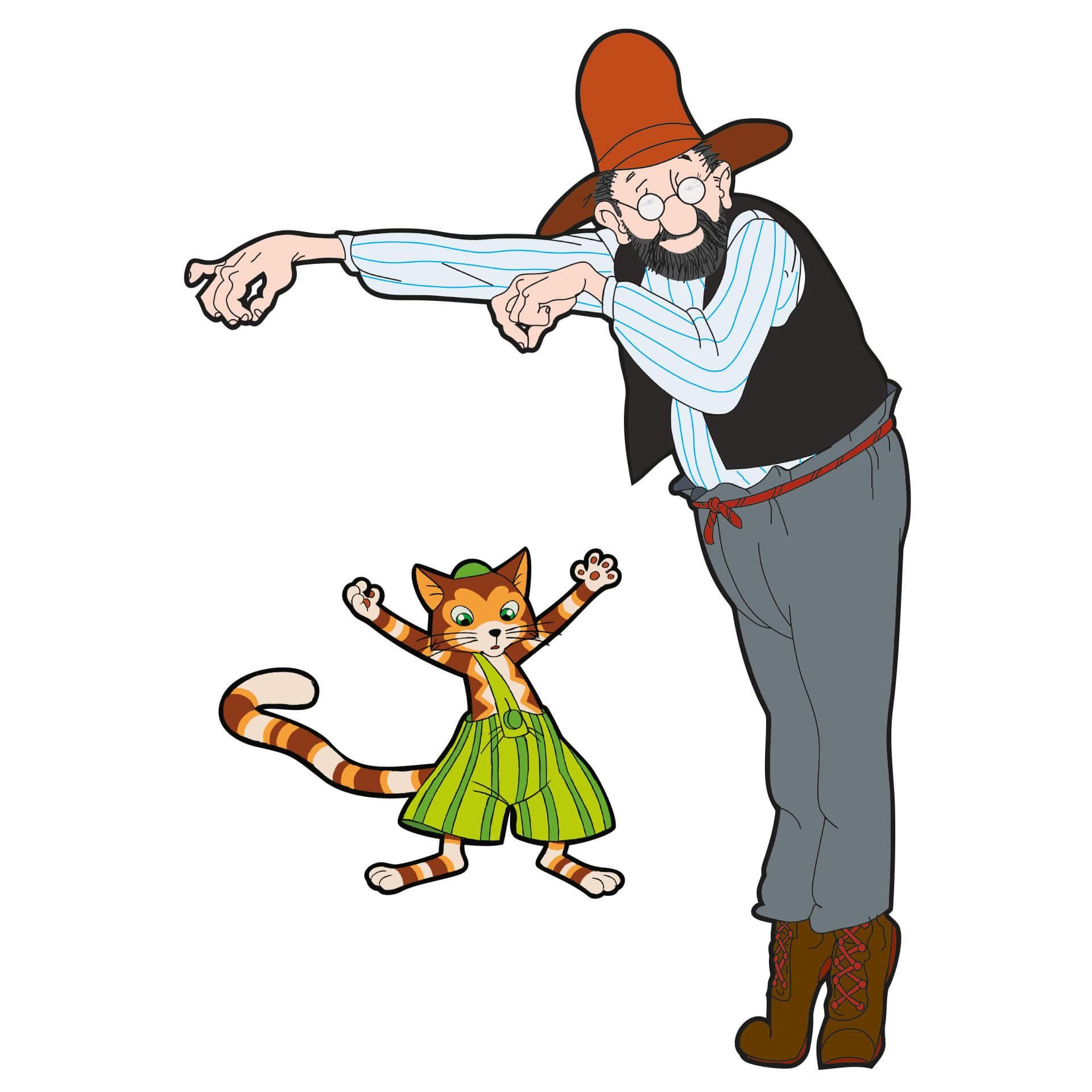 Wandtattoo Pettersson und Findus - Petterssons Marionette „Findus“