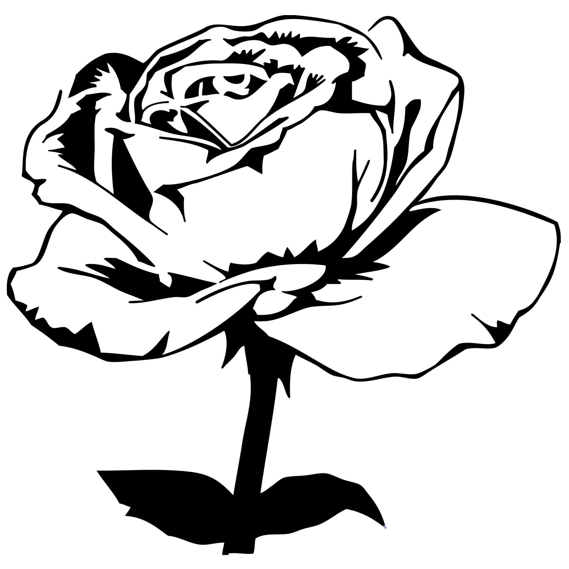 Muursticker Bloem Rosalie