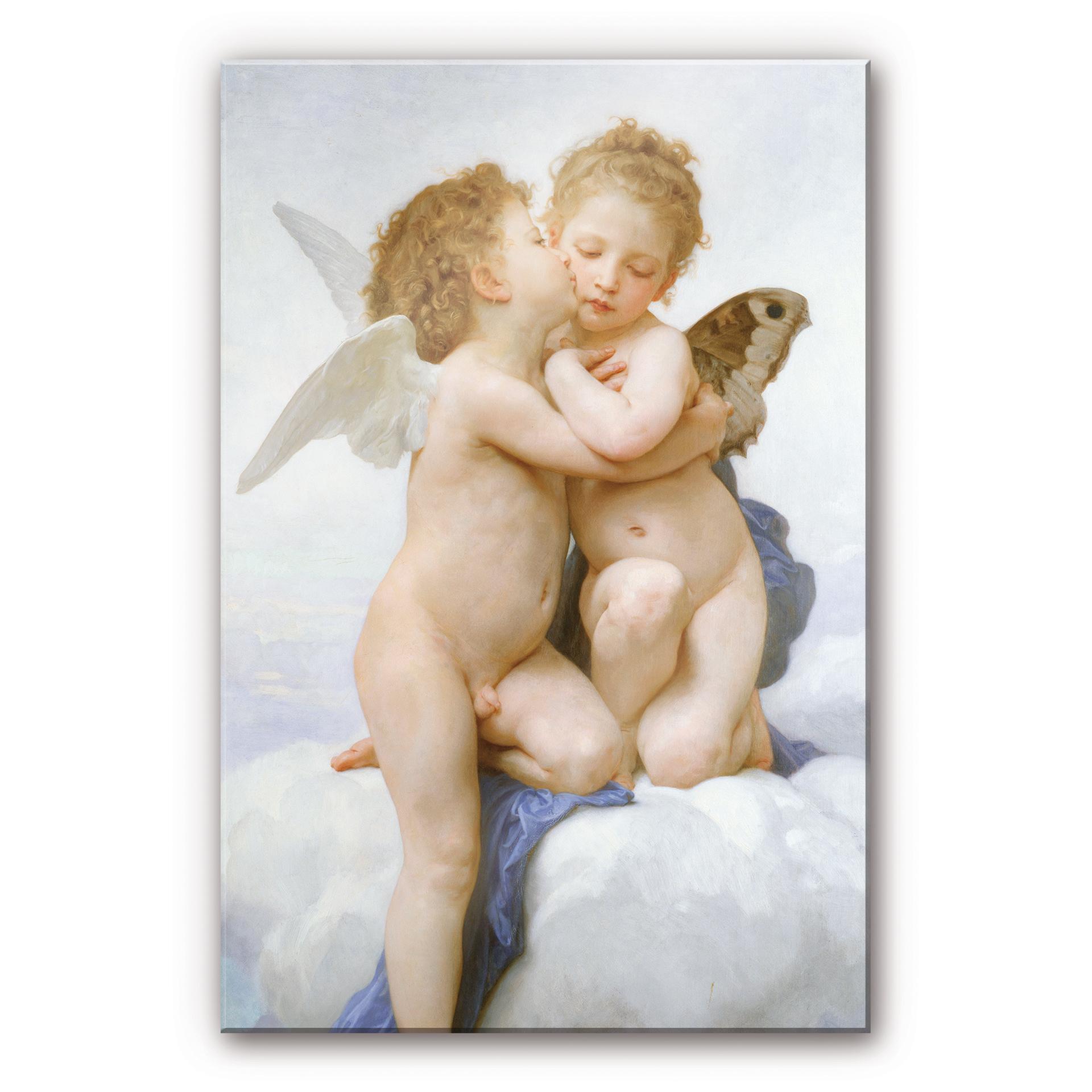 Akrylbillede Bouguereau - Det første kys
