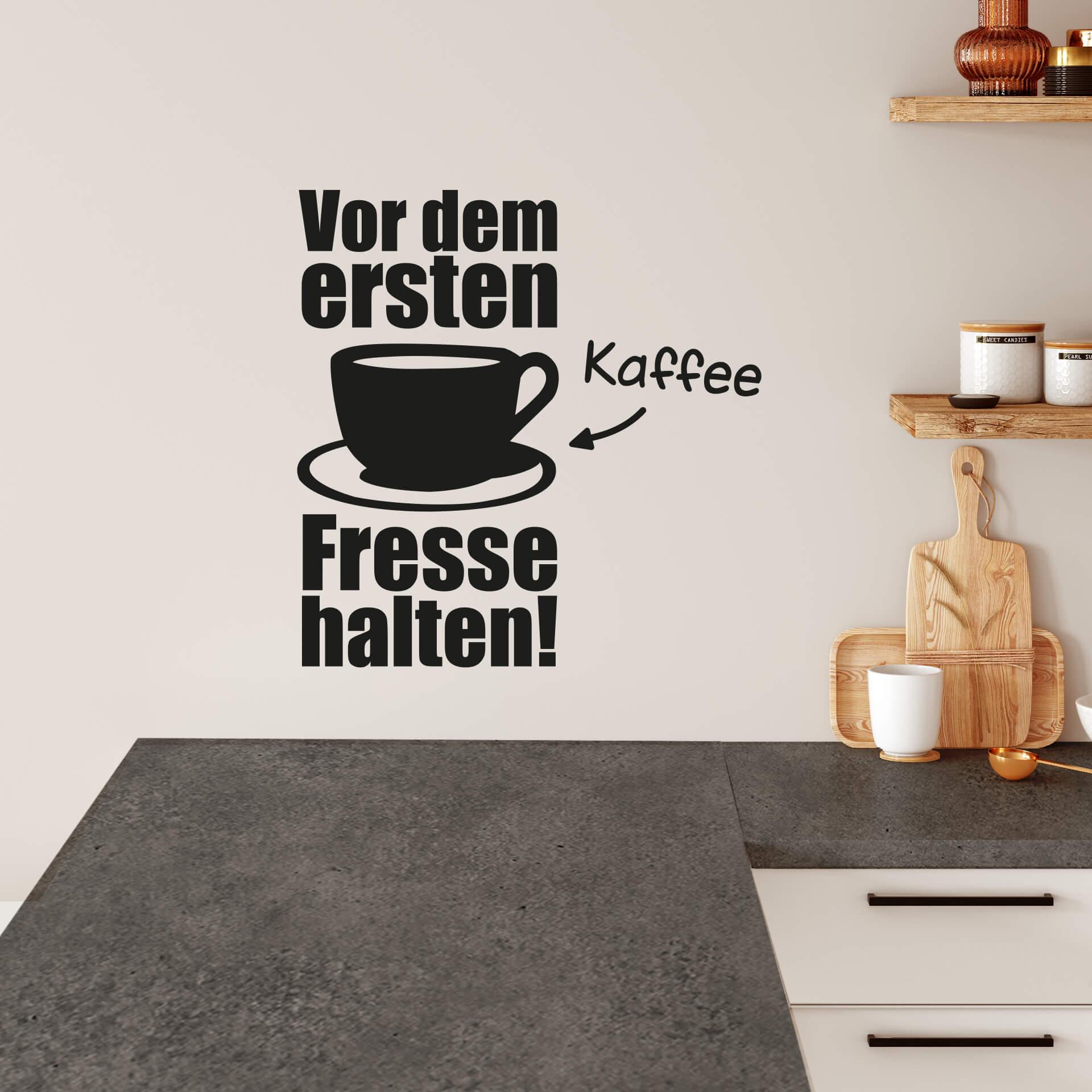 Wandtattoo Vor dem ersten Kaffee... 1