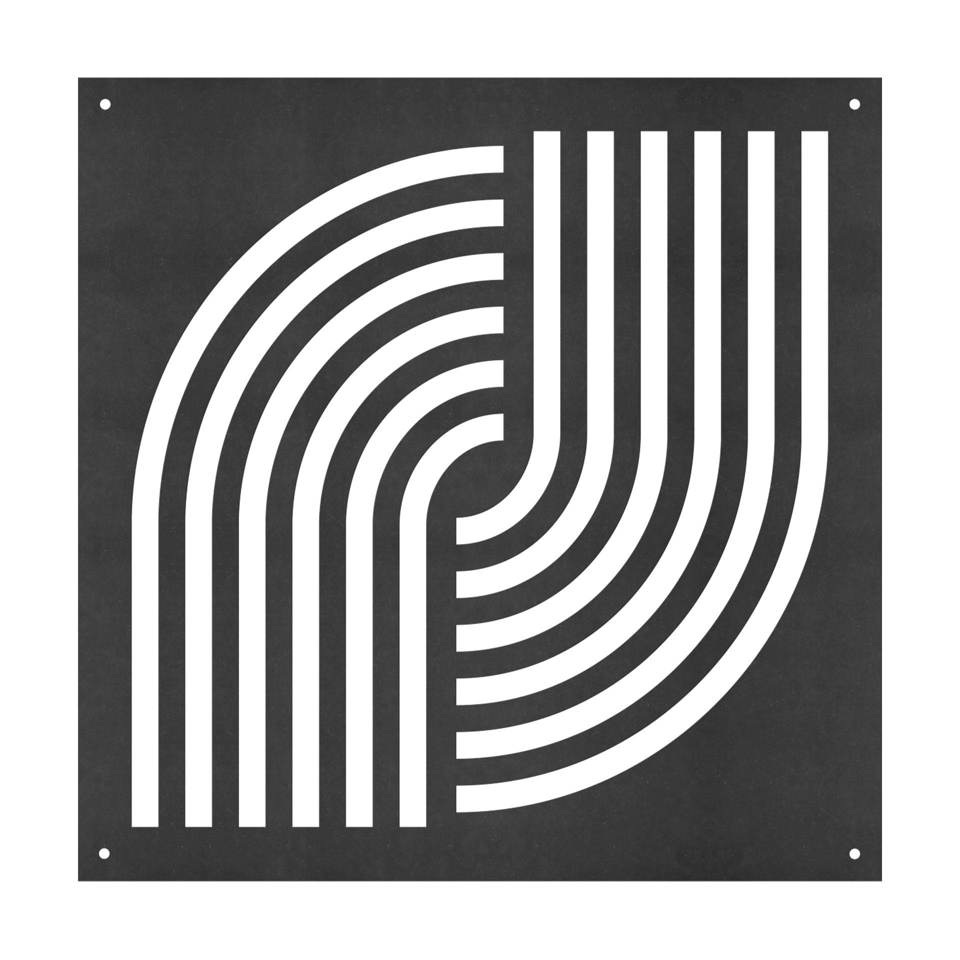 Divisorio, parete divisoria con motivo arcobaleno - MDF