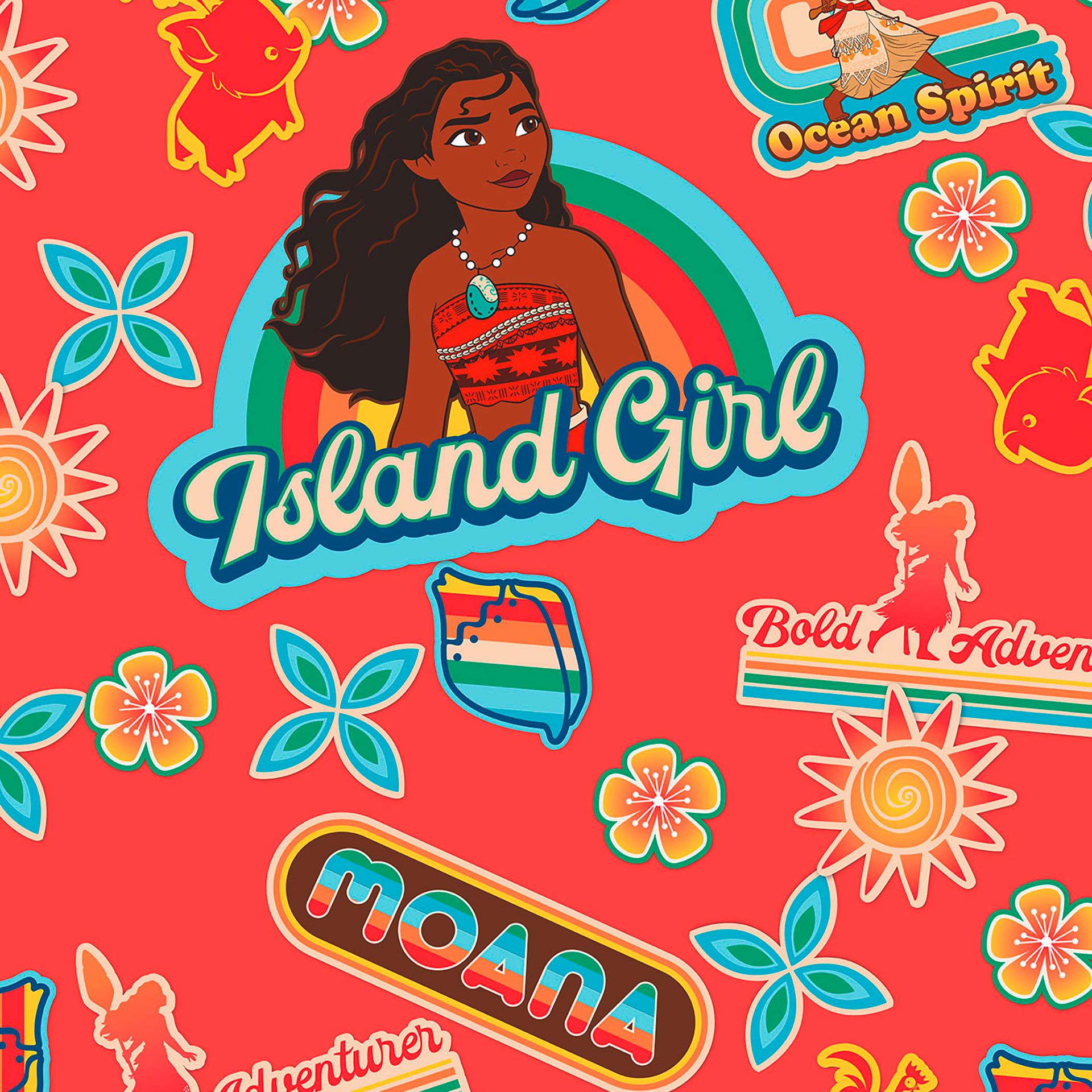 Tapet - Moana Island Girl - 200 x 280 cm