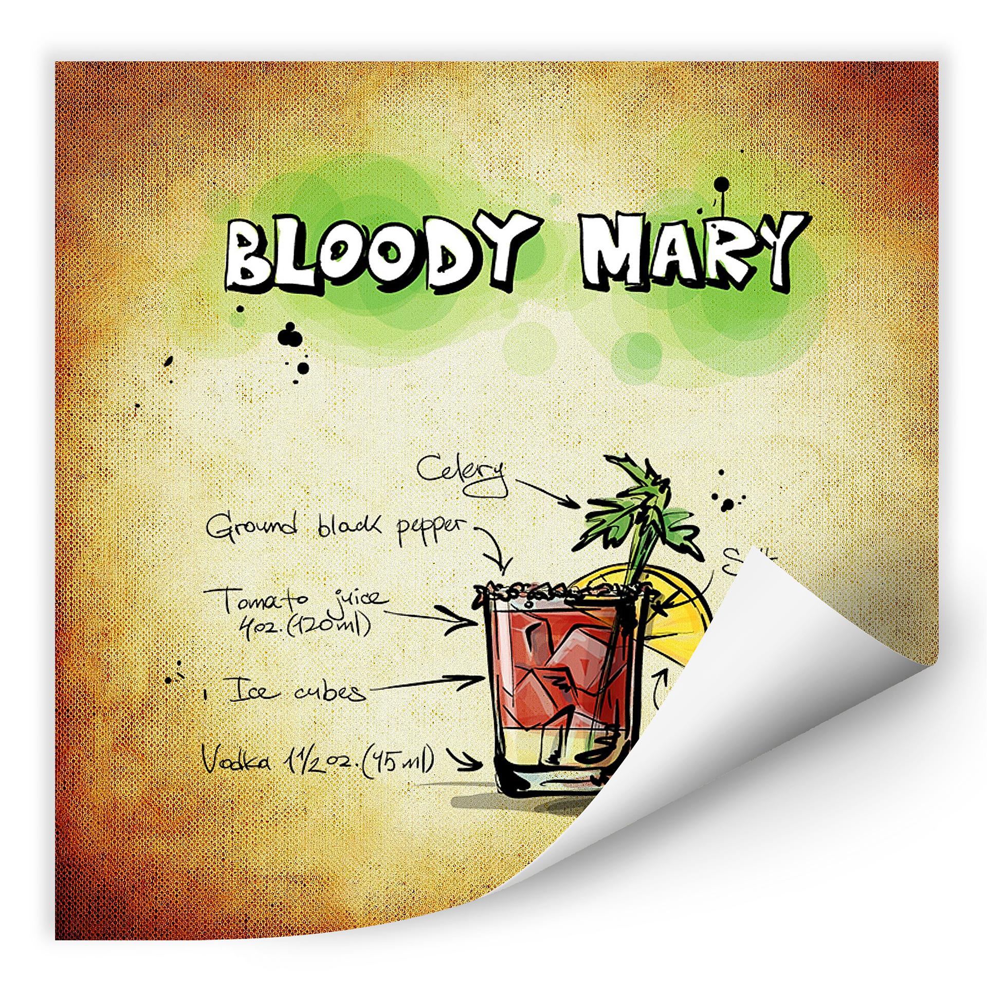 Zelfklevende Poster - Bloody Mary