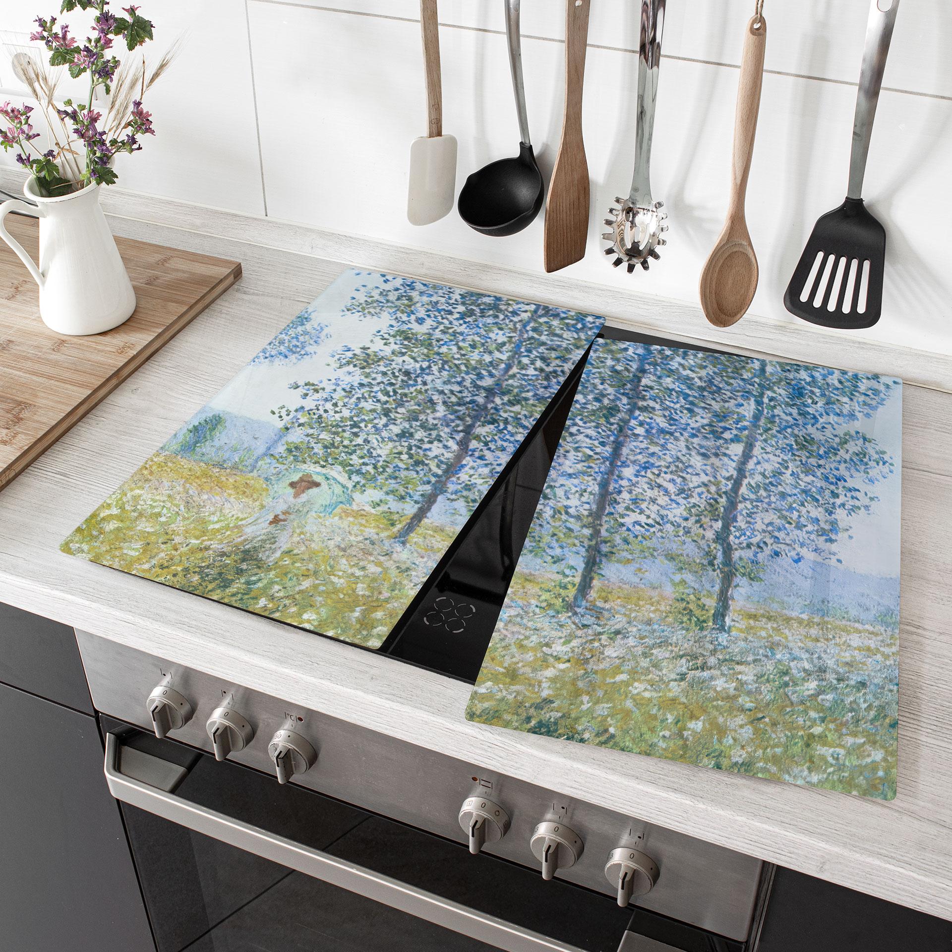 Dækplade til komfur Monet - Marker i foråret