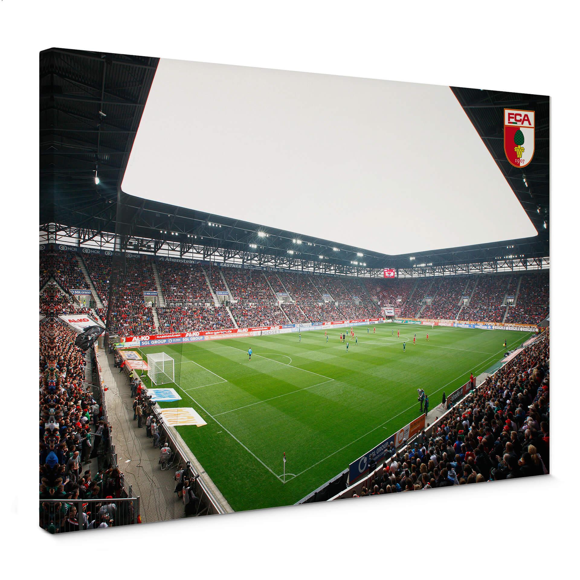 Lienzo Vista interior del estadio del FC Augsburgo