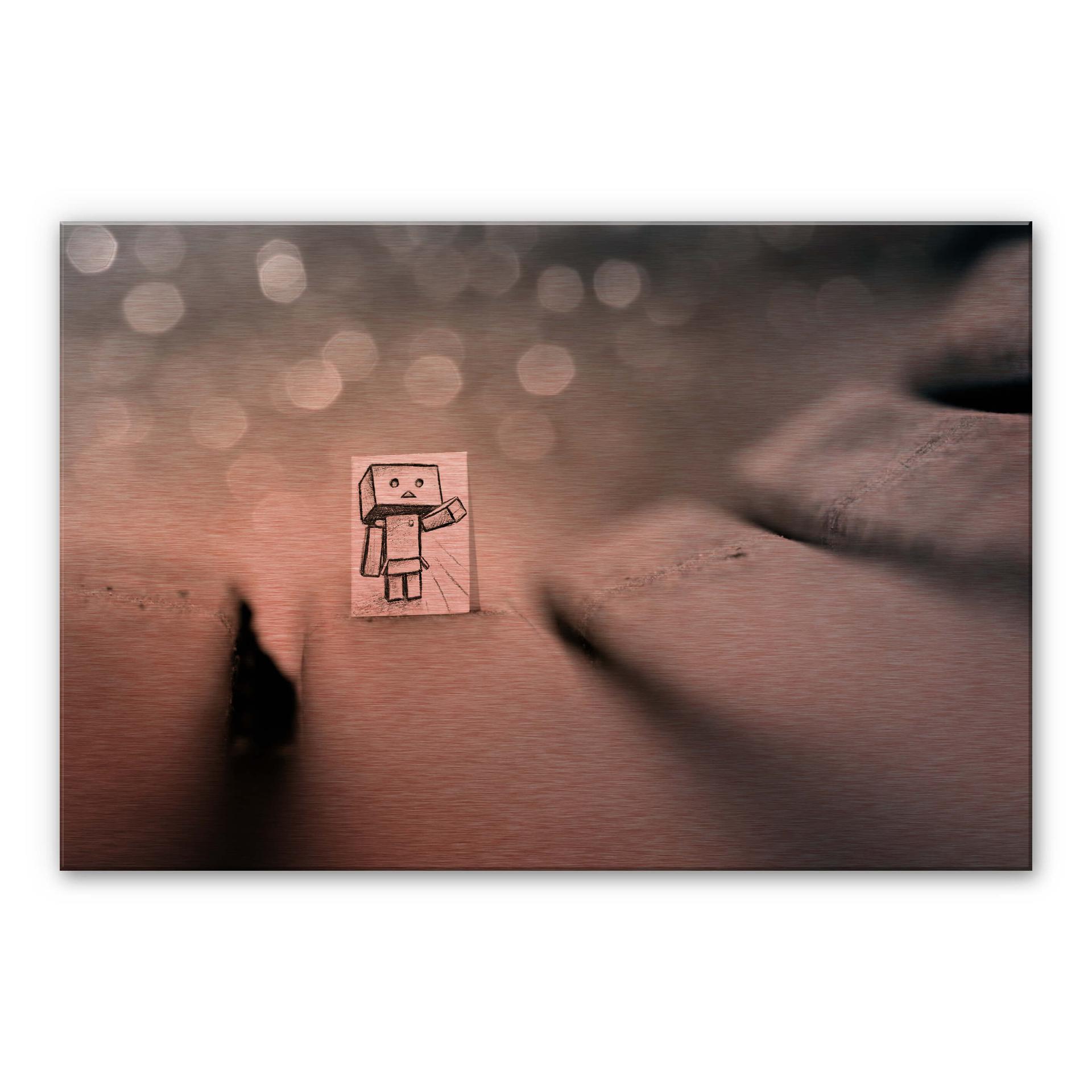 Alu-Dibond Kopereffect Heine - Be my Friend