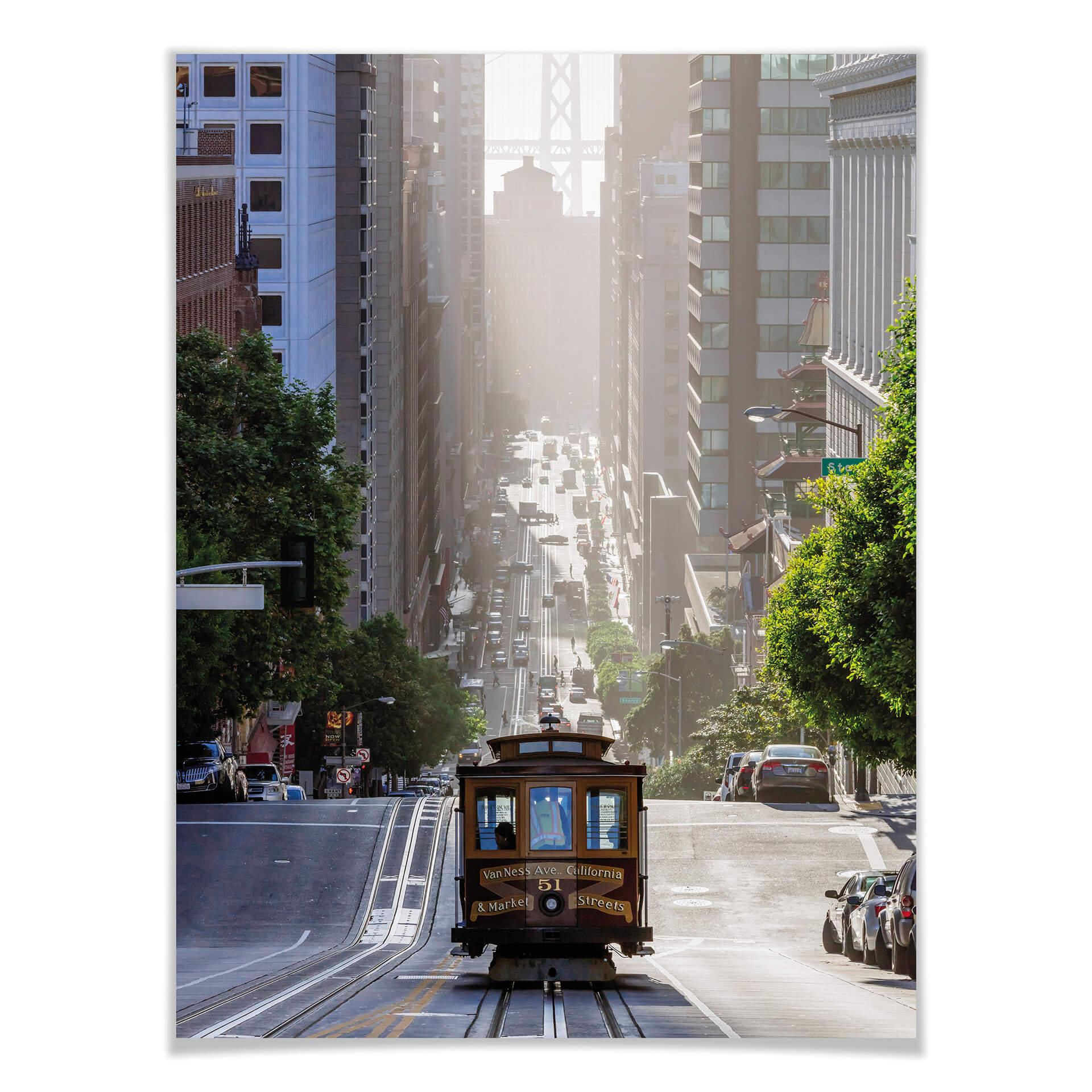 Plakat Colombo - Kolejka linowa w San Francisco