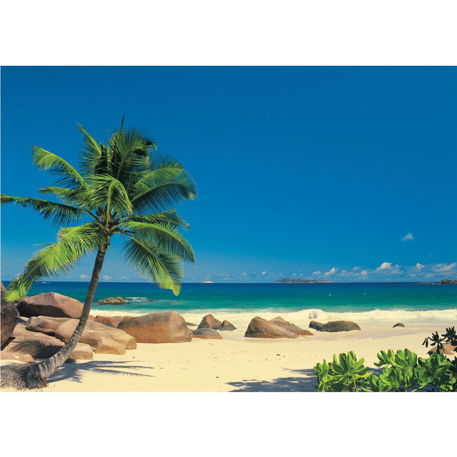 Fotobehang Papierbehang De Seychellen
