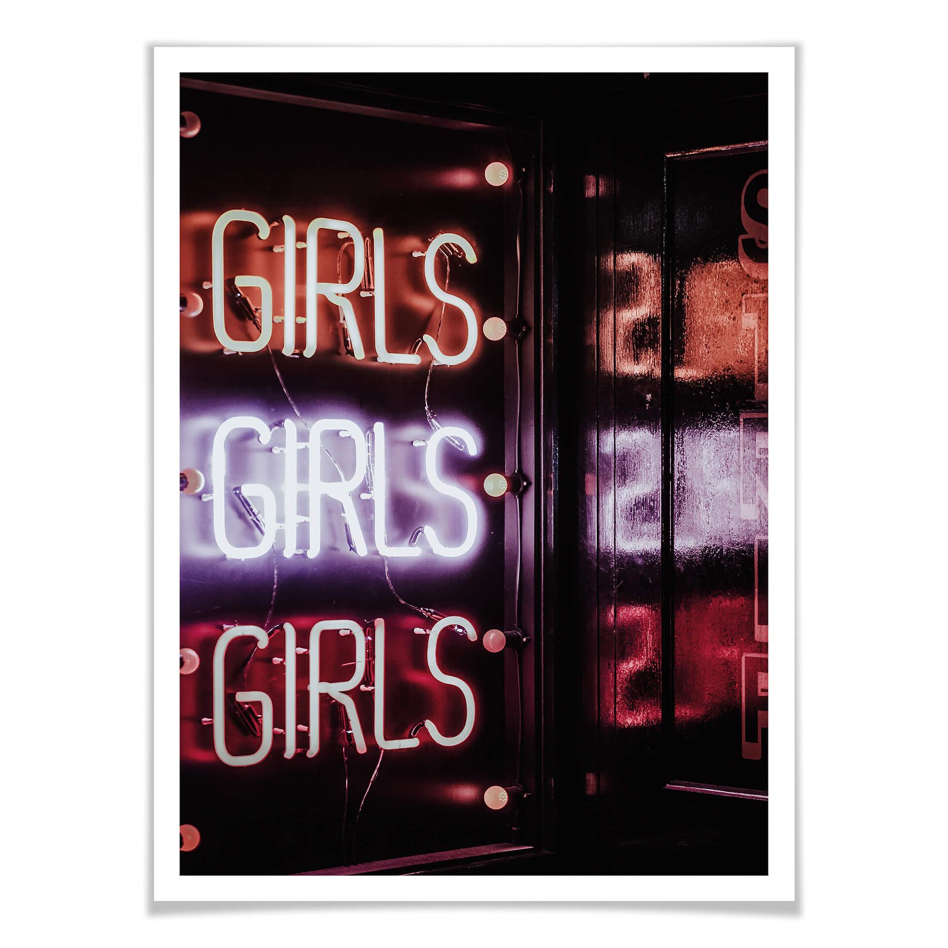 Póster - Girls Girls Girls