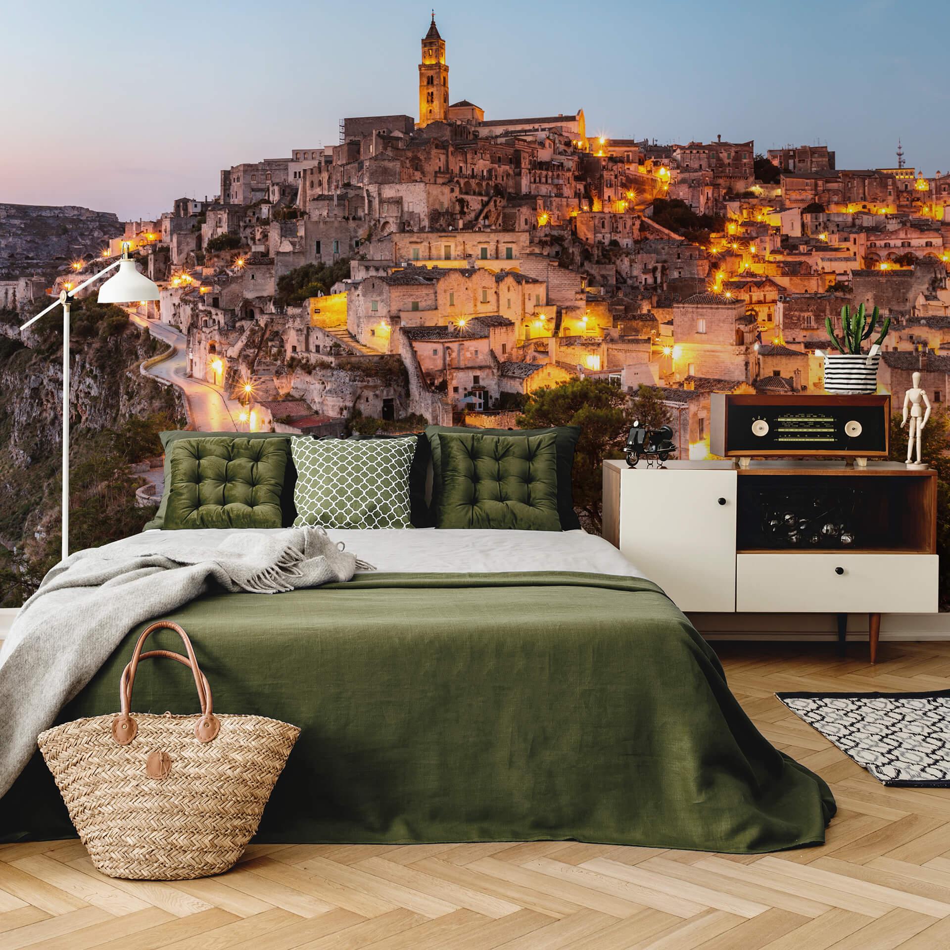 Fototapet - Colombo - Materia i Italien om aftenen