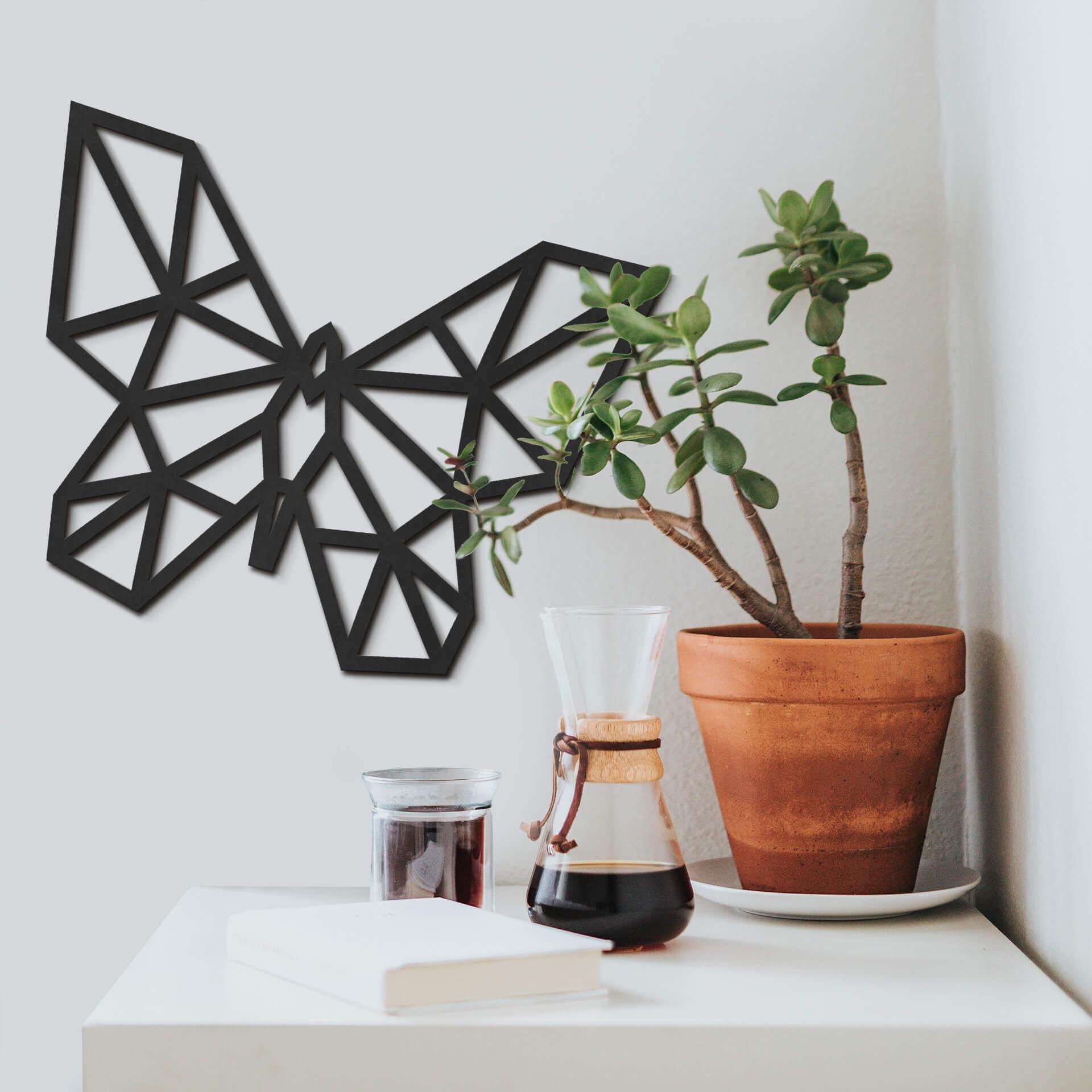 MDF - Arte en madera origami mariposa