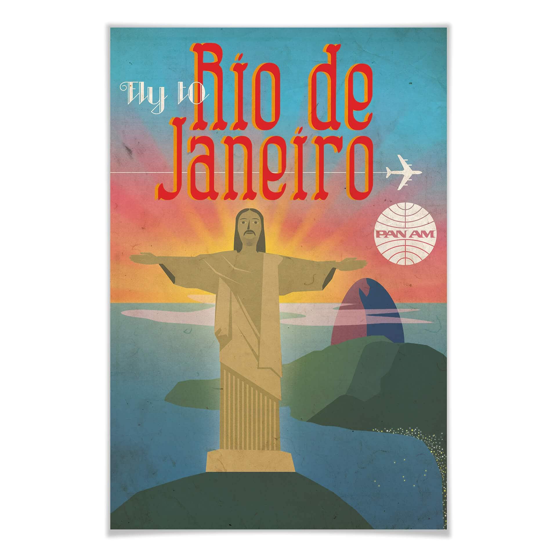 Poster PAN AM – Fly to Rio de Janeiro