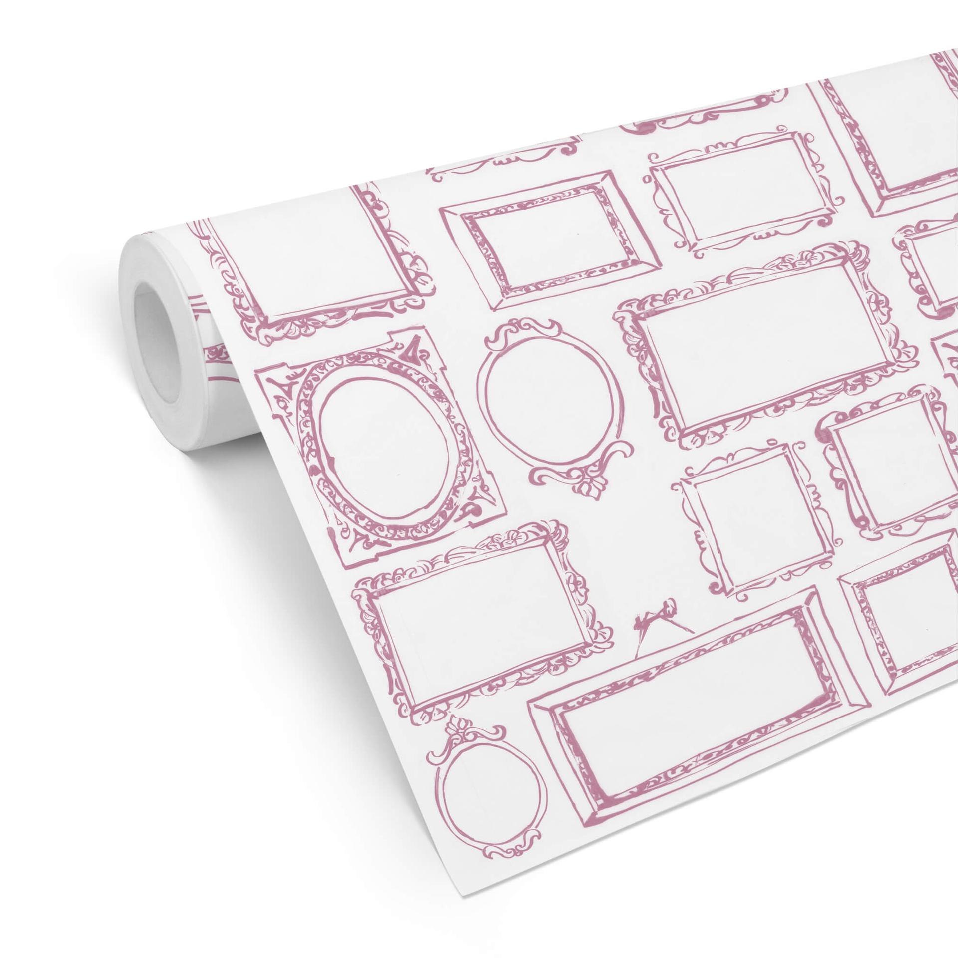 Tapet med mønster - Frame Your Life - pink