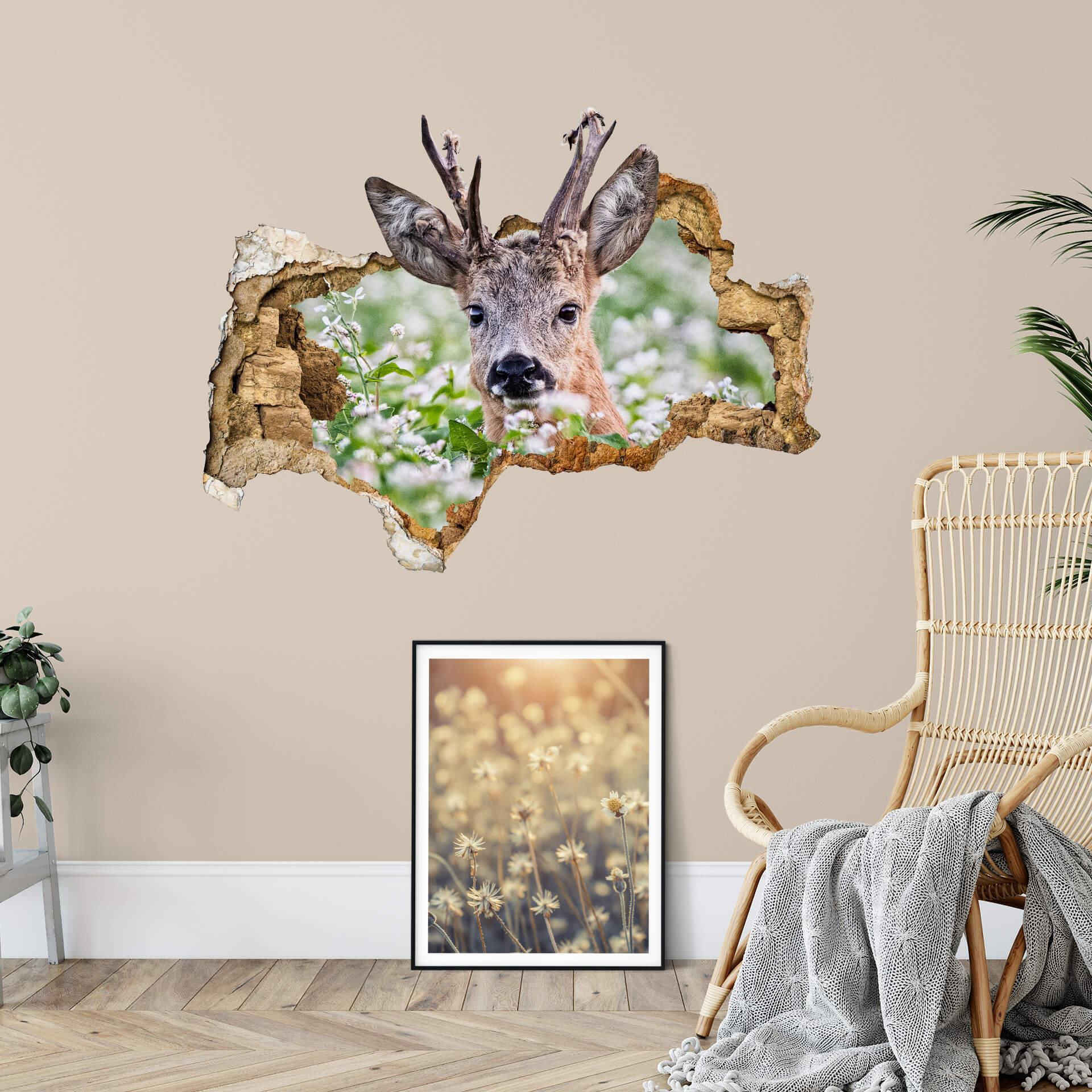 3D Wallsticker van Duijn - Dådyr om foråret
