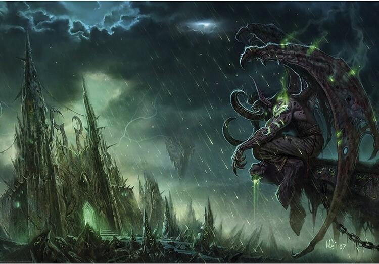 Gaming Poster World of Warcraft - Illidan Stormrage 91,5x61 cm